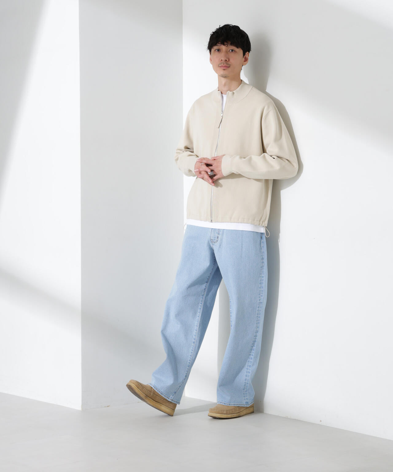 14ゲージミラノリブブルゾン (手洗い可能)