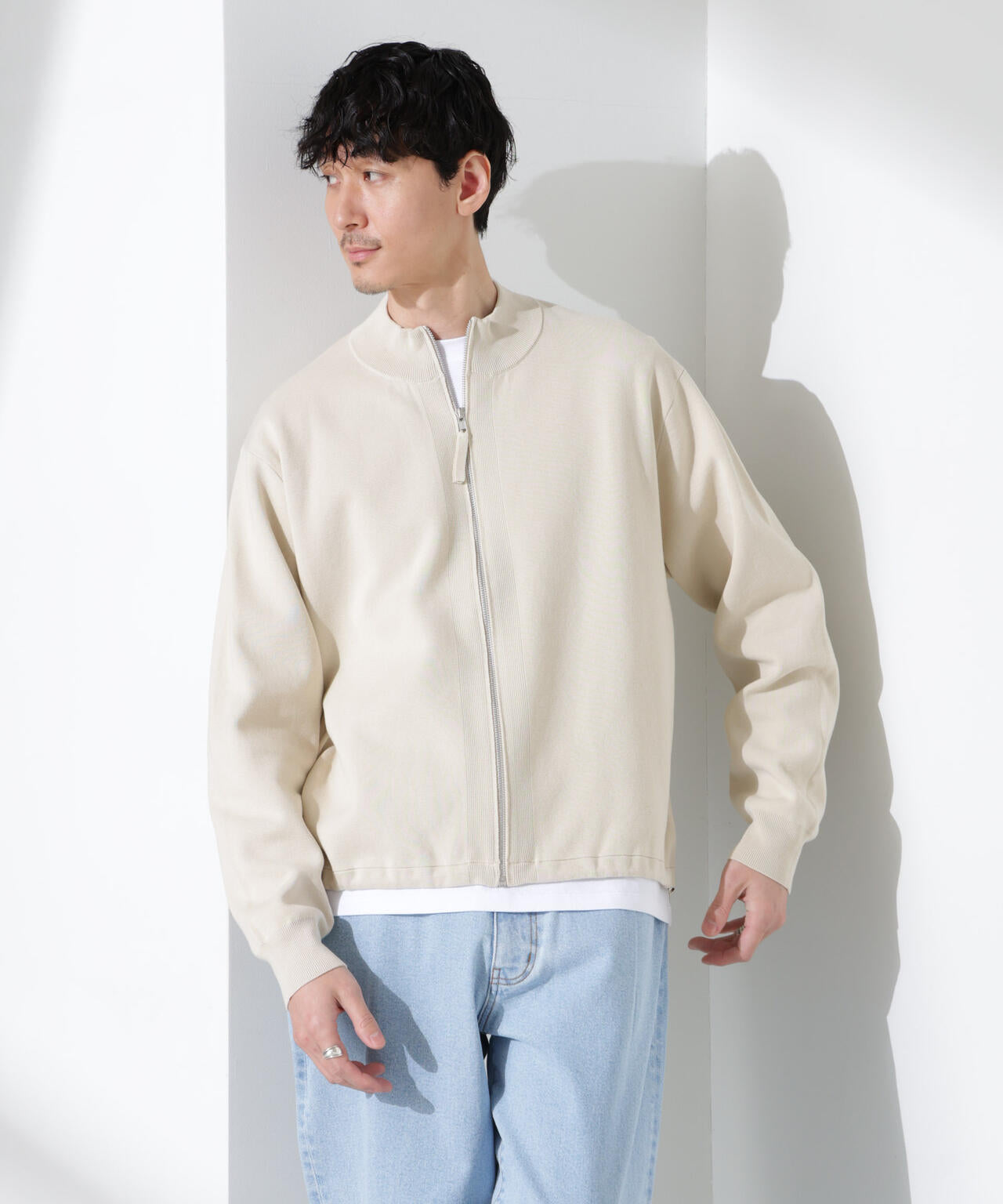 14ゲージミラノリブブルゾン (手洗い可能)