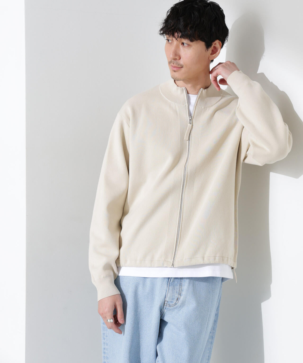 14ゲージミラノリブブルゾン (手洗い可能)