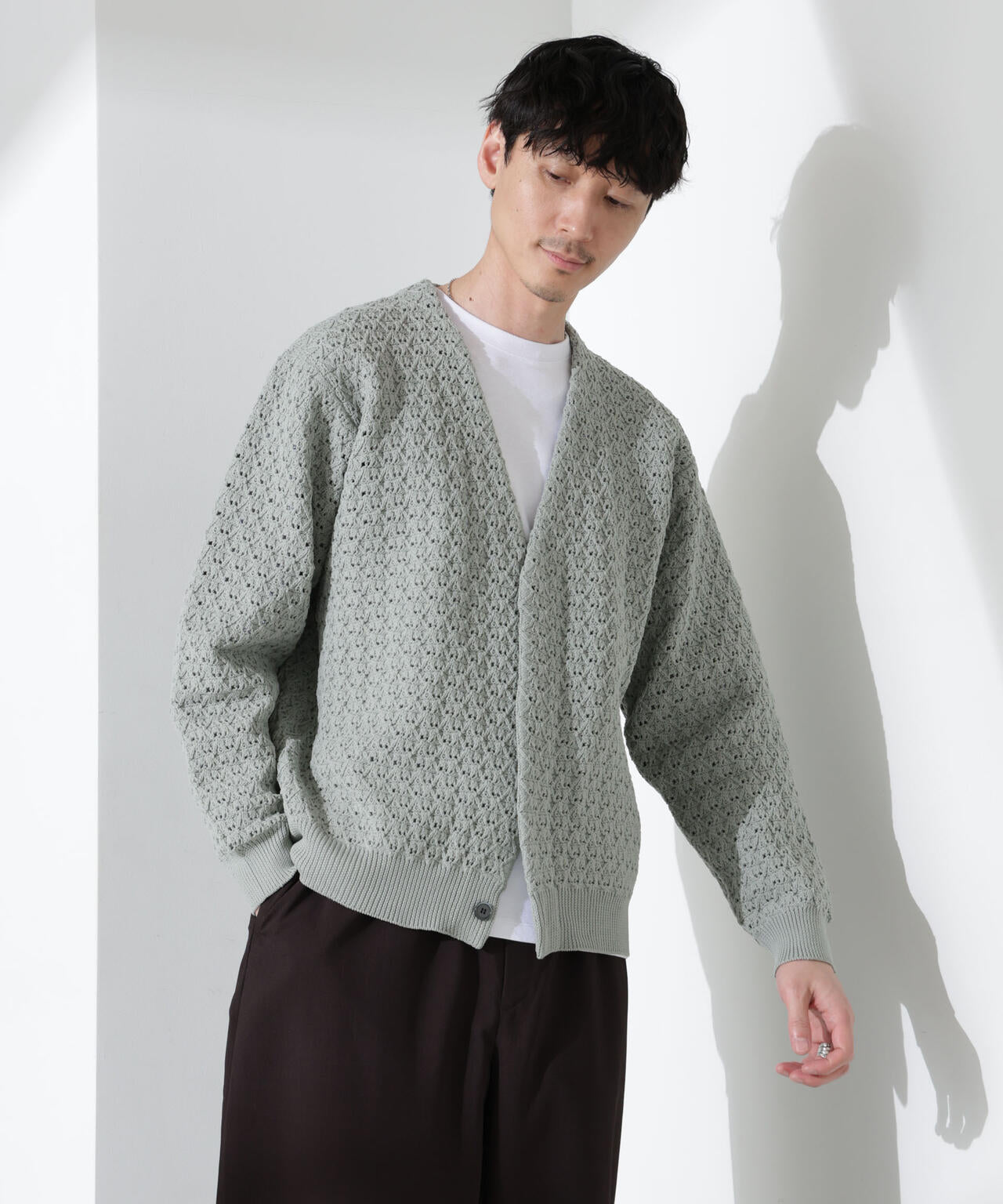 スポンディッシュ フライフロントカーディガン