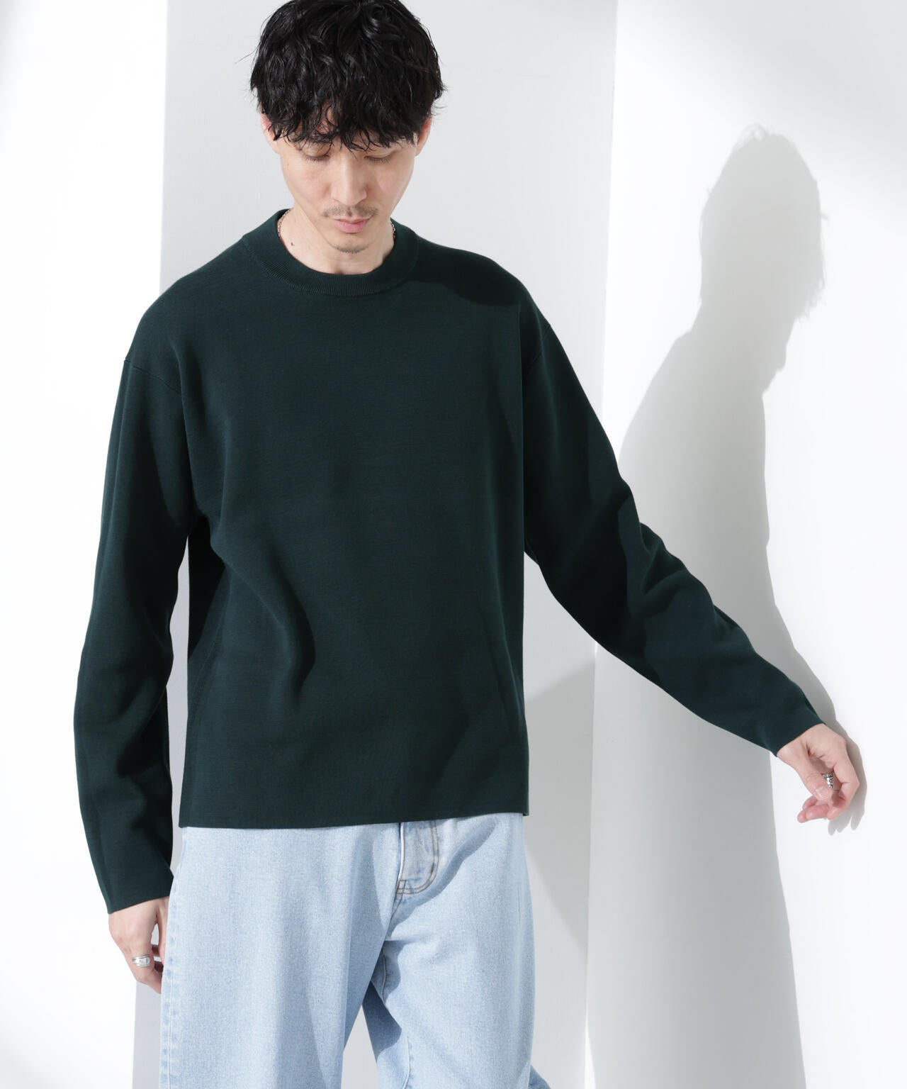 14ゲージミラノリブ ジャケTEE 長袖 (手洗い可能)
