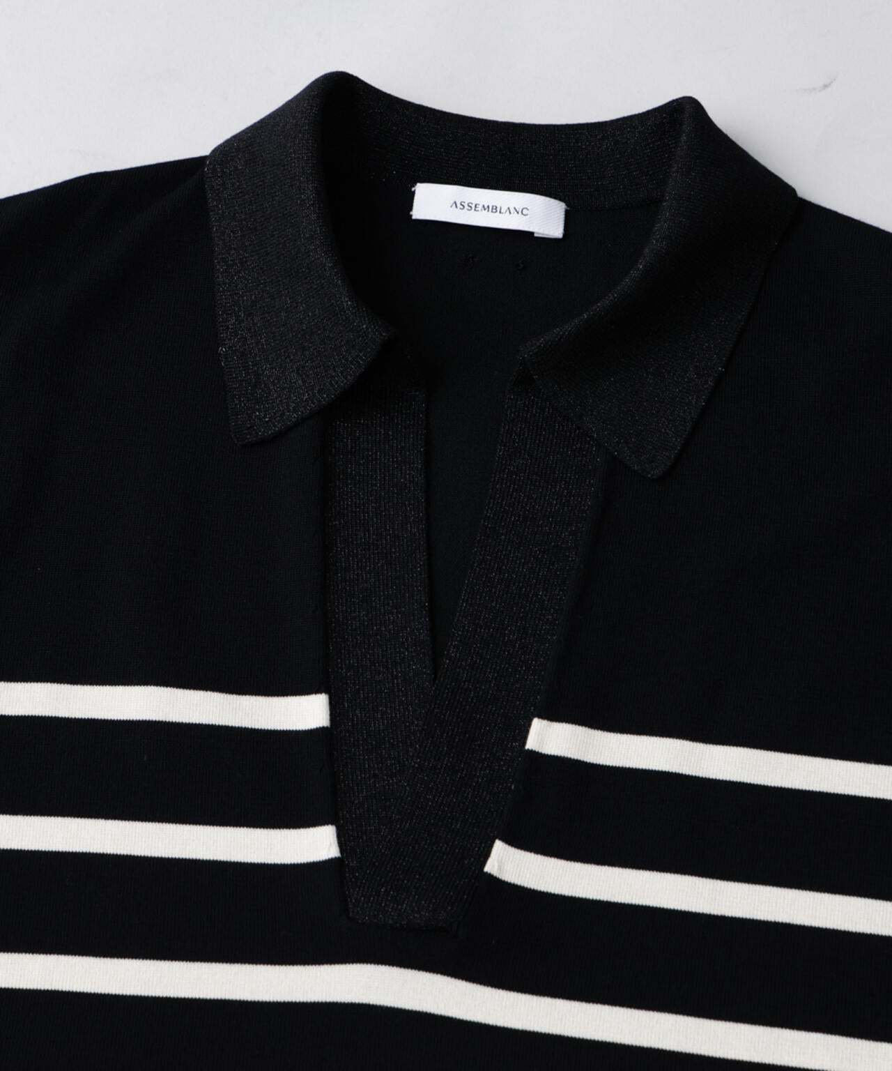 「ASSEMBLANC」シルクブレンドヤーンバスクスキッパー