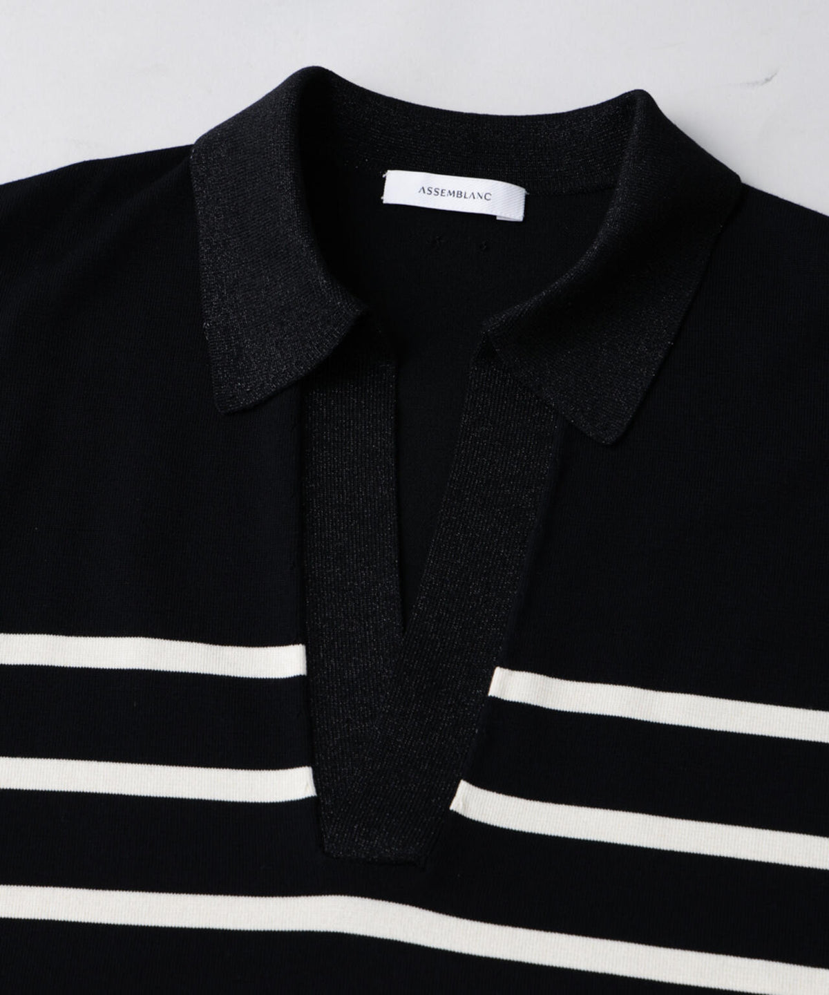 「ASSEMBLANC」シルクブレンドヤーンバスクスキッパー