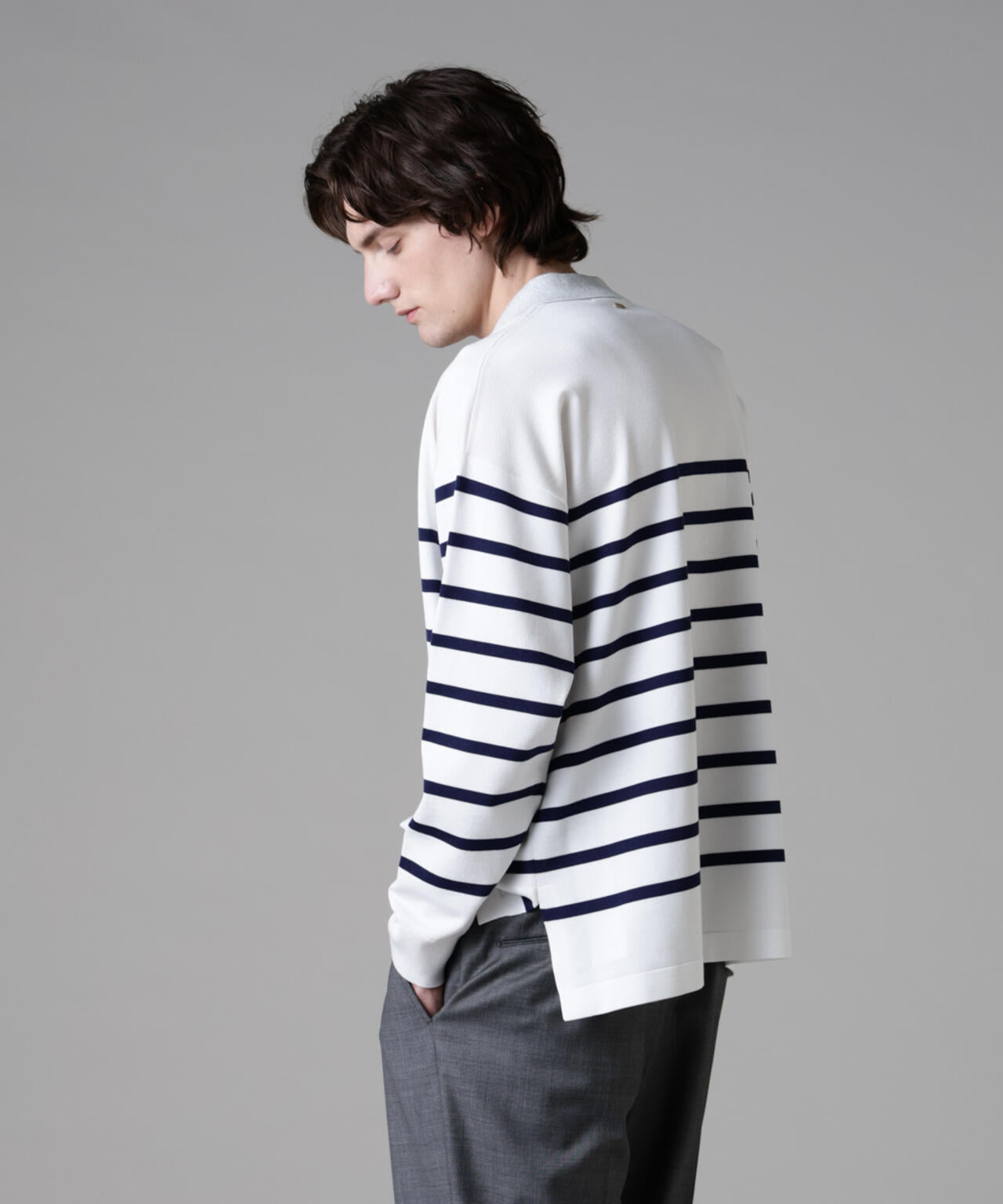 「ASSEMBLANC」シルクブレンドヤーンバスクスキッパー