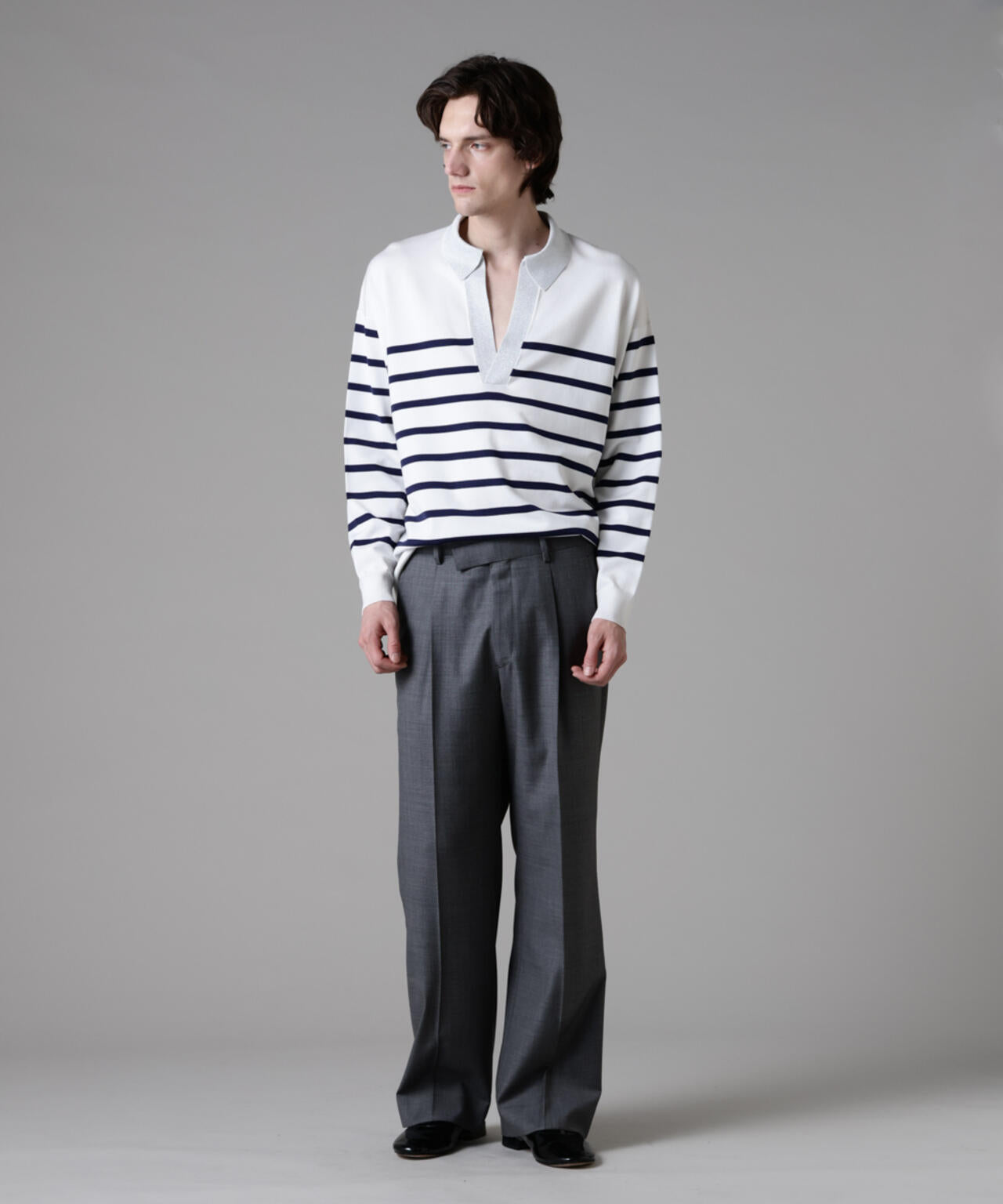 「ASSEMBLANC」シルクブレンドヤーンバスクスキッパー