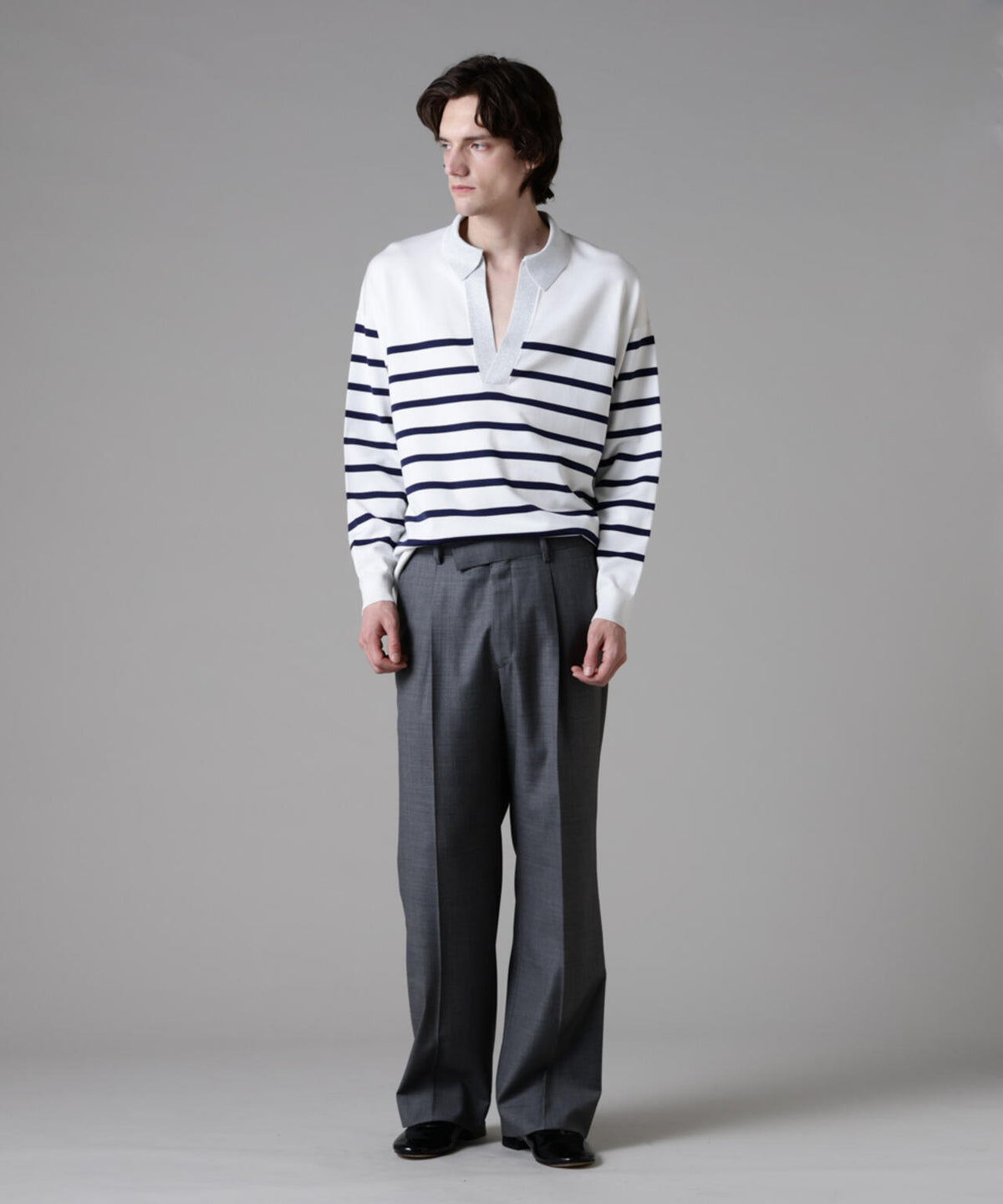 「ASSEMBLANC」シルクブレンドヤーンバスクスキッパー
