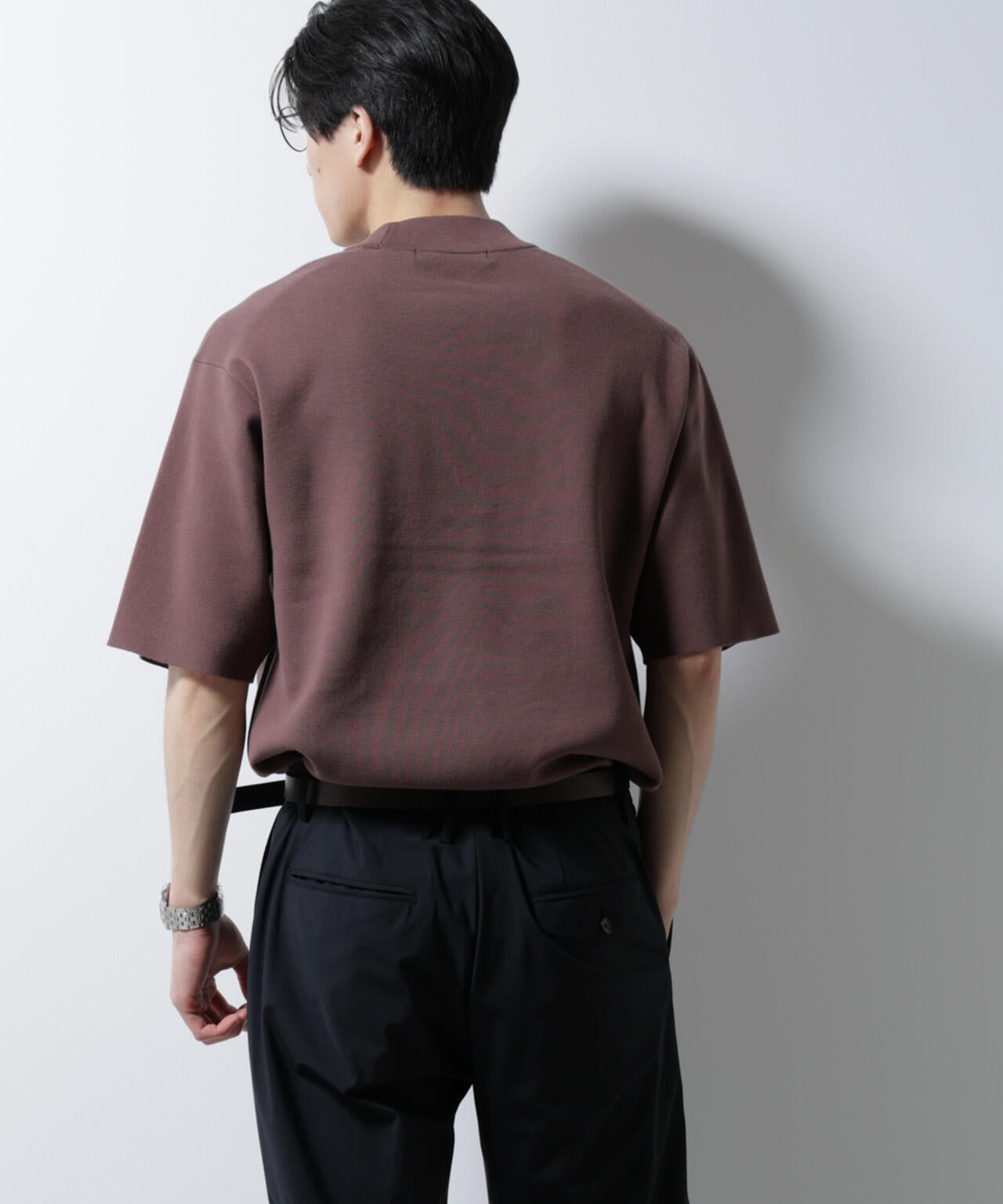 14ゲージミラノリブニット ジャケT型 半袖(手洗い可能)