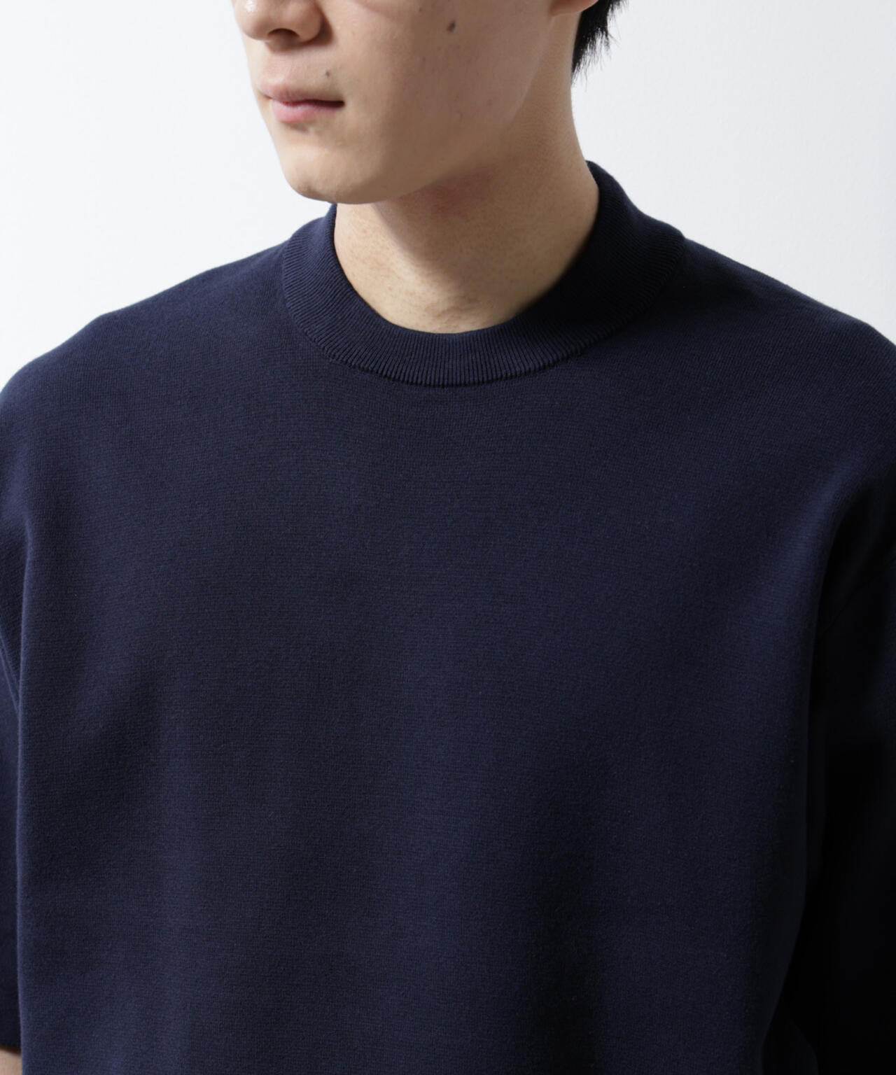 14ゲージミラノリブニット ジャケT型 半袖(手洗い可能)