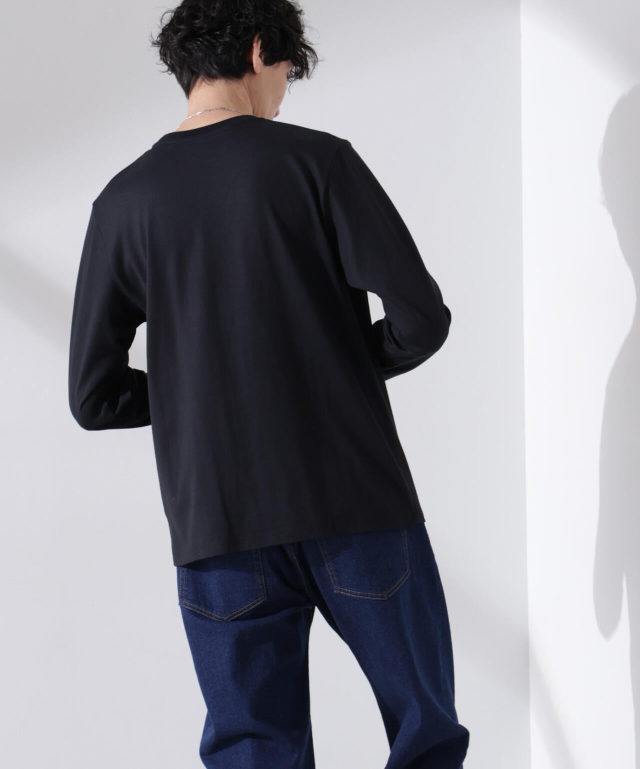 【大人気シリーズ】Anti Soaked(R)汗染み防止 クルーネックTシャツ 長袖