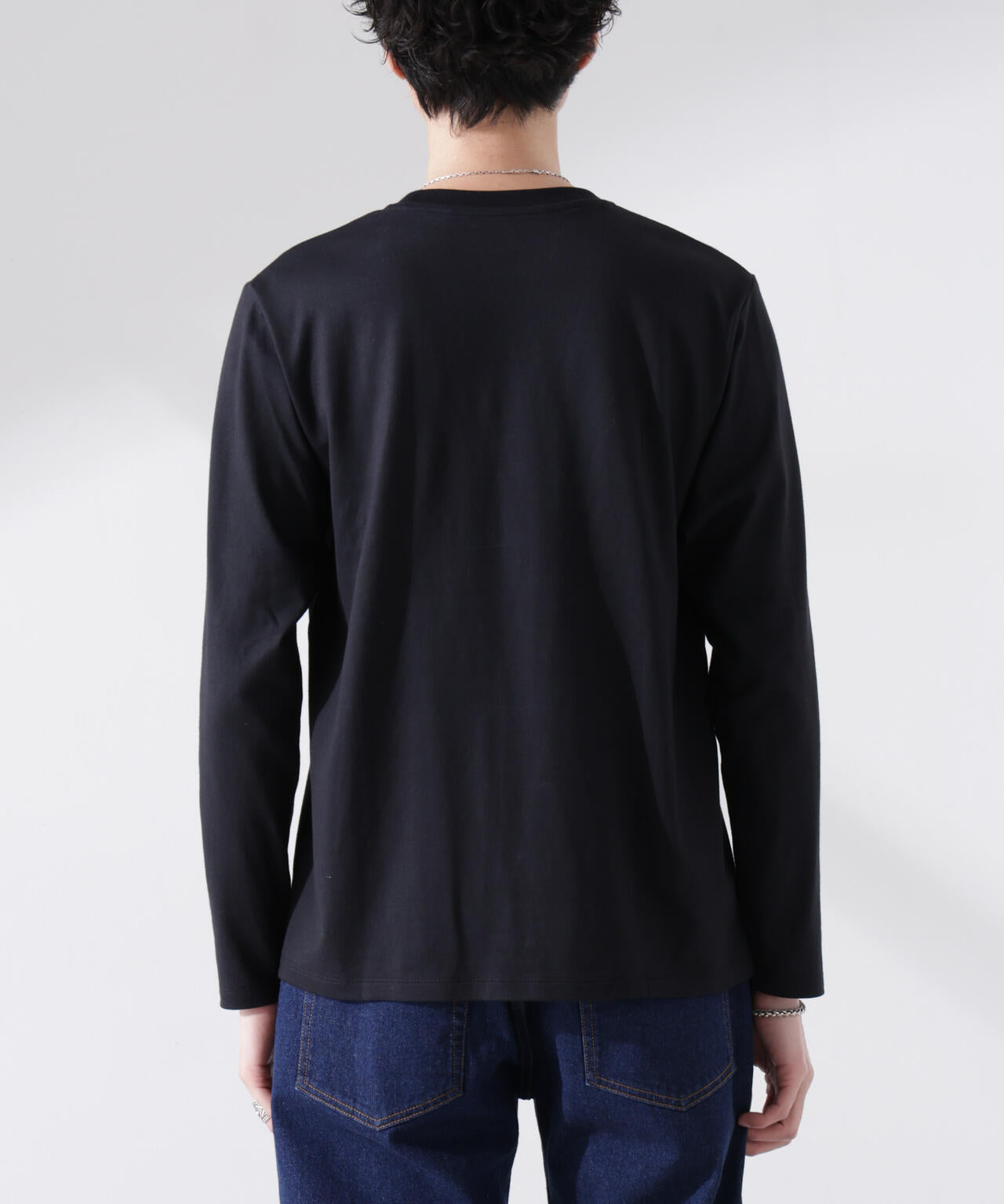 【大人気シリーズ】Anti Soaked(R)汗染み防止 クルーネックTシャツ 長袖