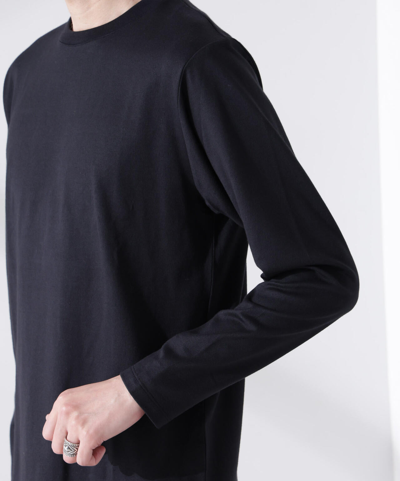 【大人気シリーズ】Anti Soaked(R)汗染み防止 クルーネックTシャツ 長袖