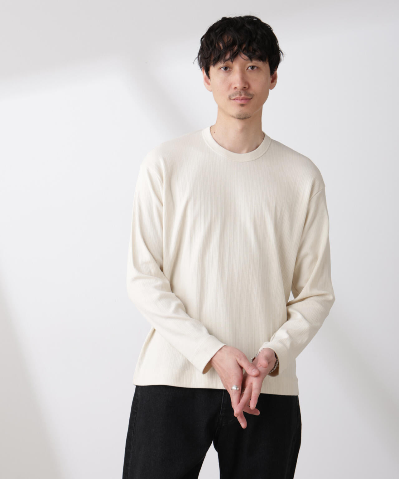 ランダムフライスロングスリーブTシャツ 長袖