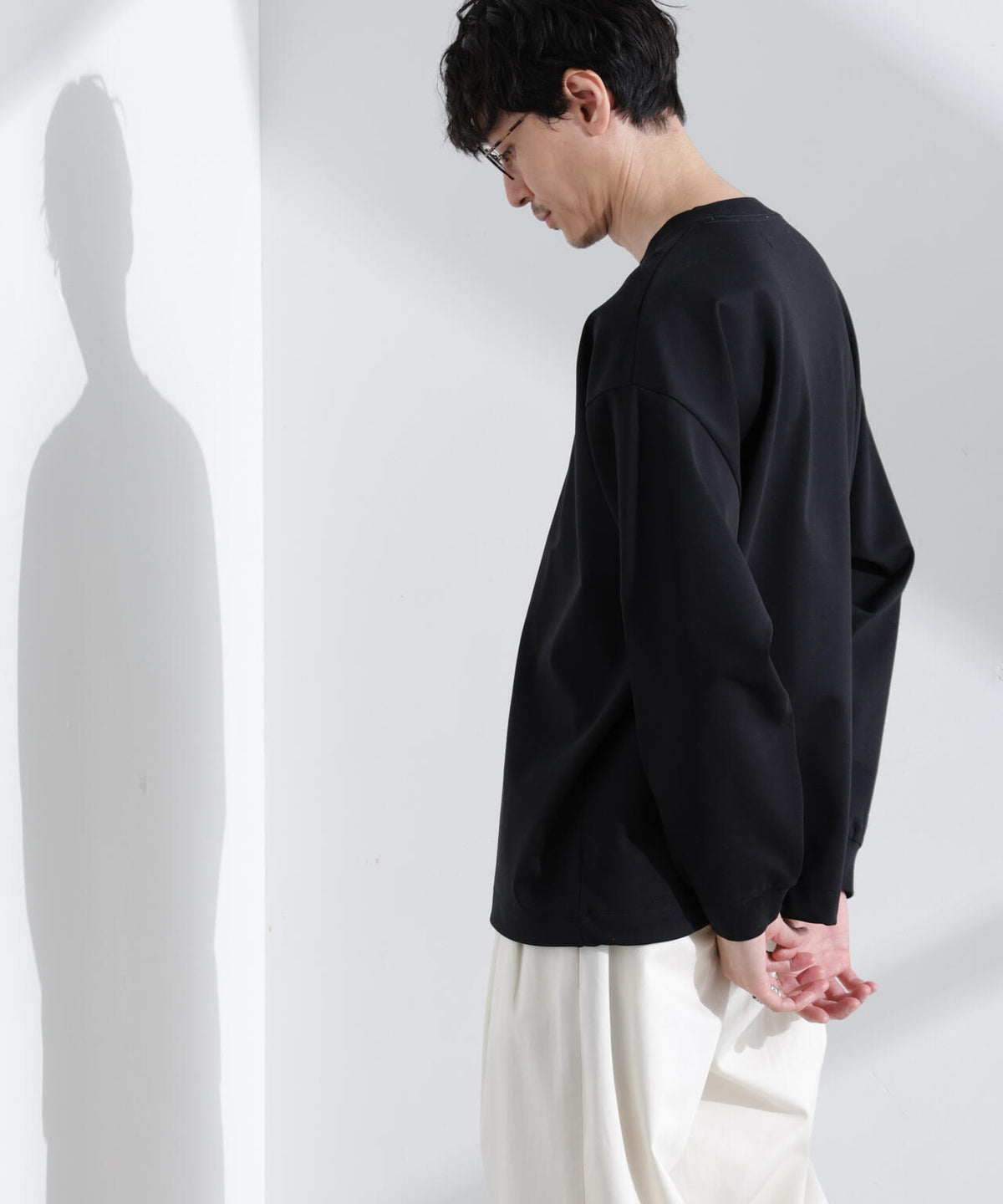 シルケットポンチロングスリーブバルーンTシャツ 長袖