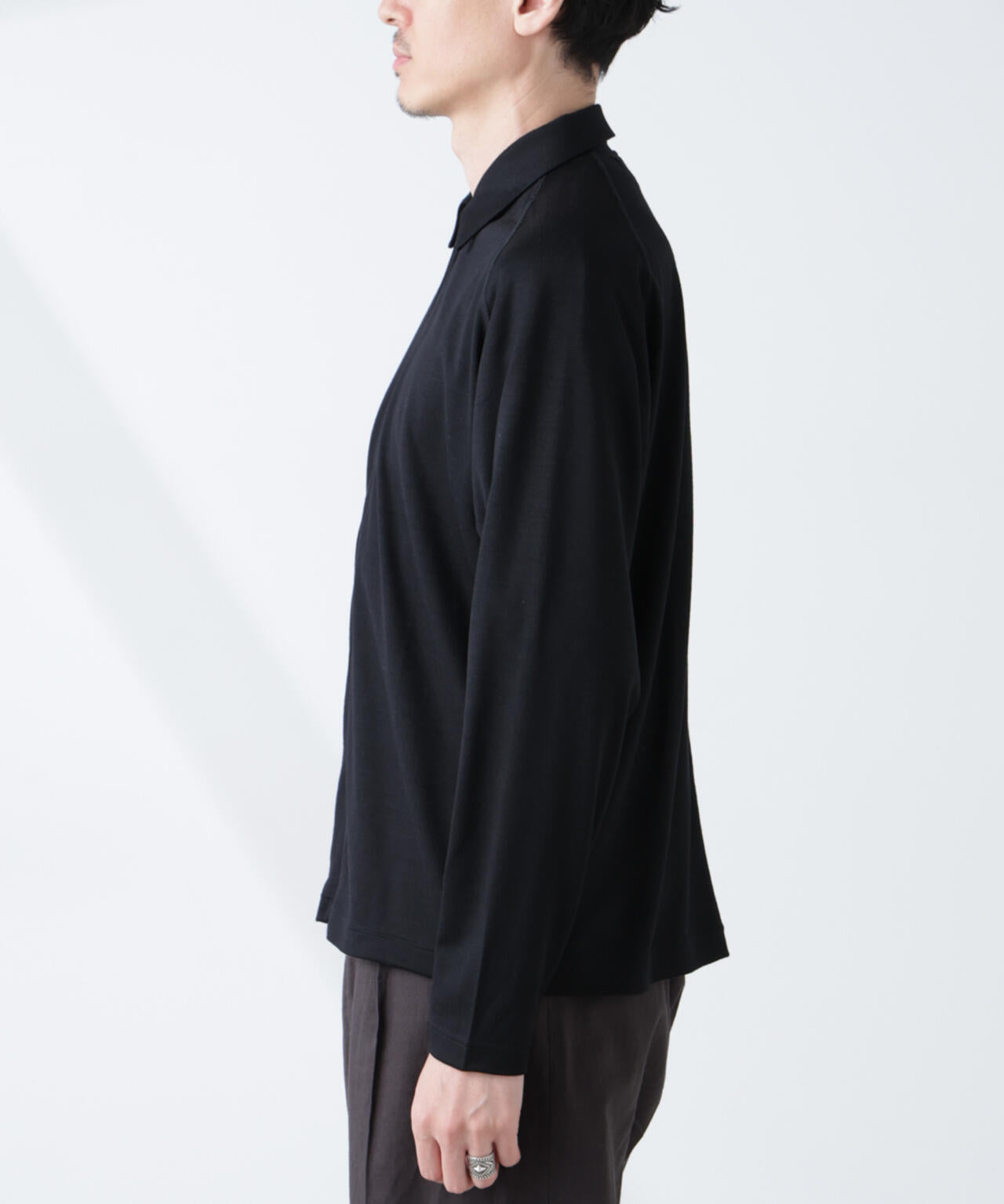「ALL-DAYS COMFORT 100% WOOL」 ZIPプルオーバー