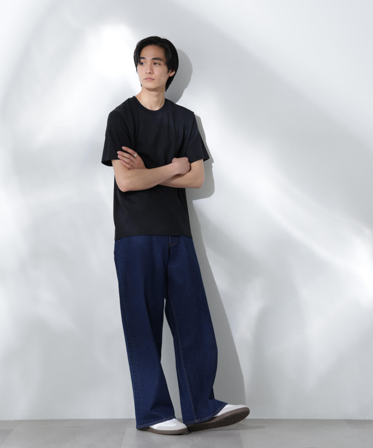 Anti Soaked(R) 汗染み防止 クルーネック レギュラーシルエットTシャツ