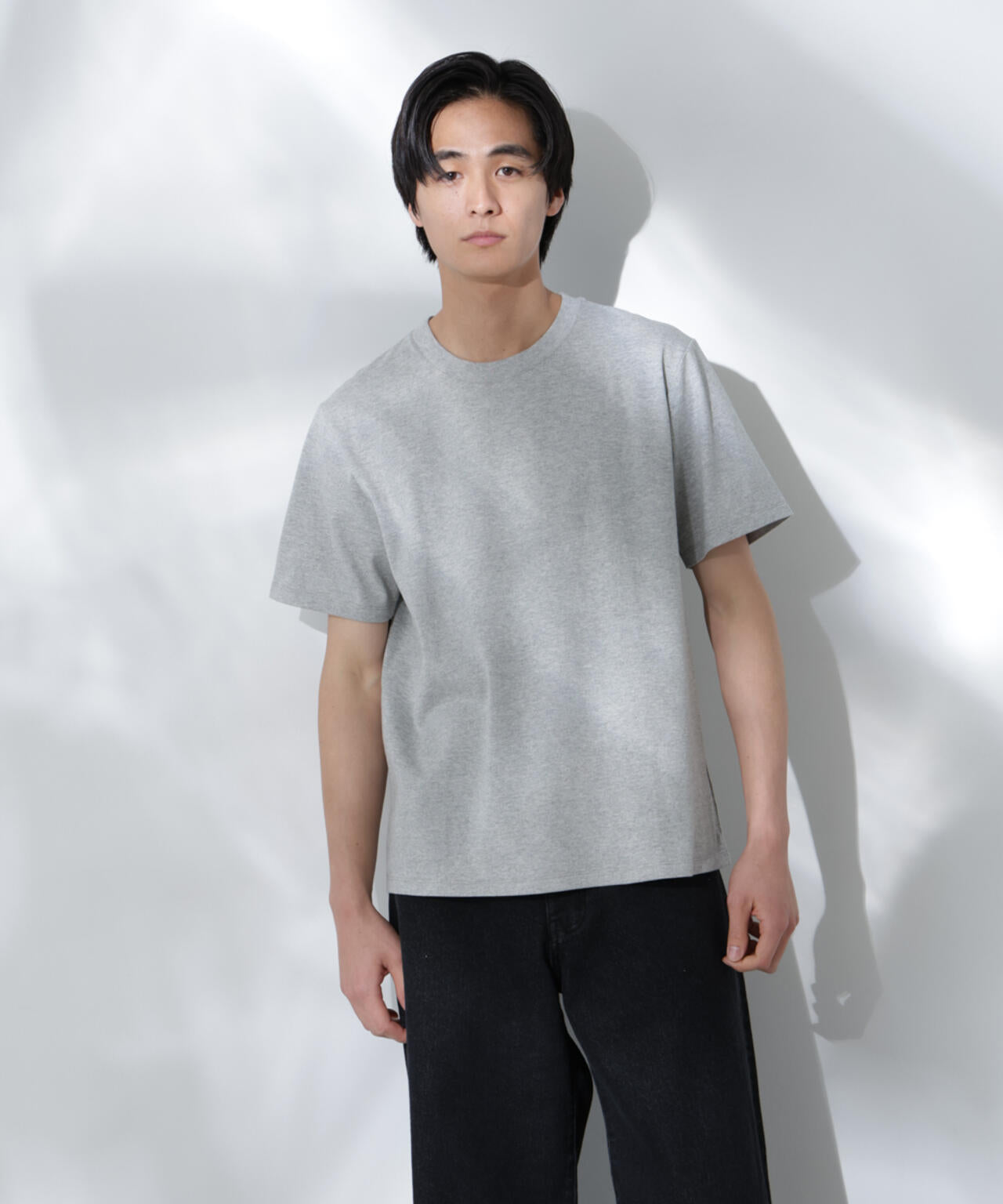 Anti Soaked(R) 汗染み防止 クルーネック レギュラーシルエットTシャツ