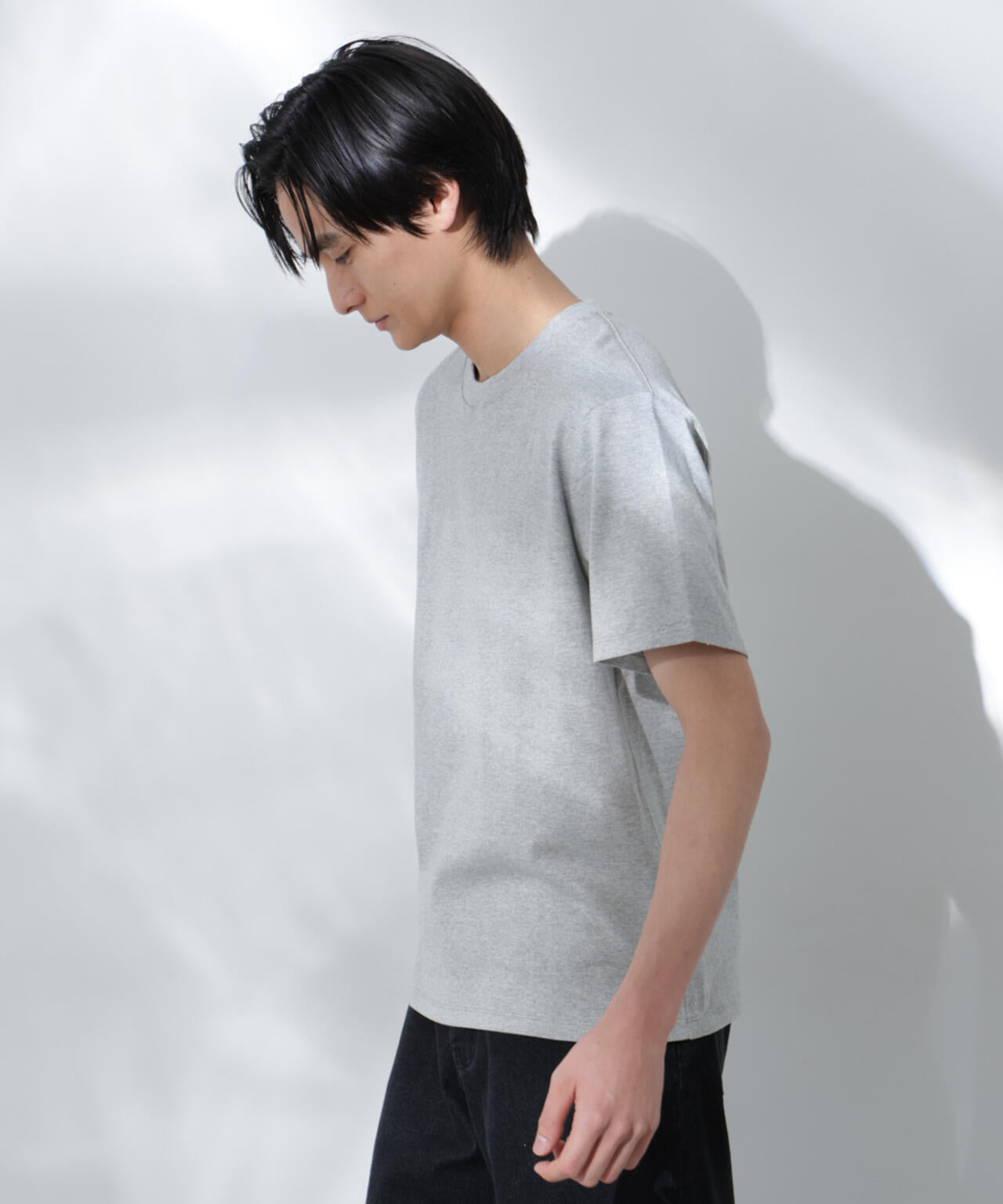 Anti Soaked(R) 汗染み防止 クルーネック レギュラーシルエットTシャツ