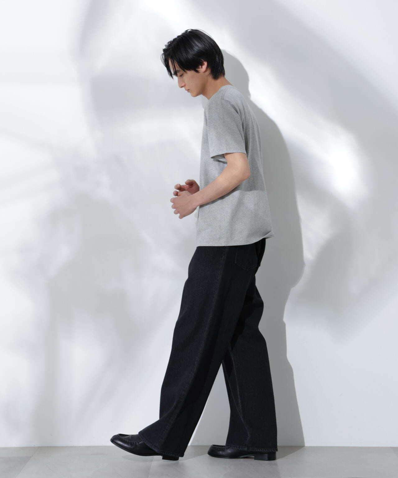 Anti Soaked(R) 汗染み防止 クルーネック レギュラーシルエットTシャツ