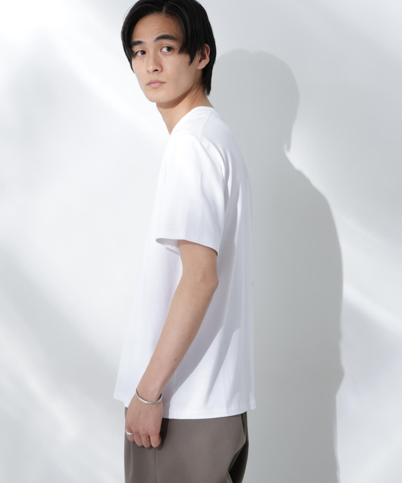 Anti Soaked(R) 汗染み防止 クルーネック レギュラーシルエットTシャツ