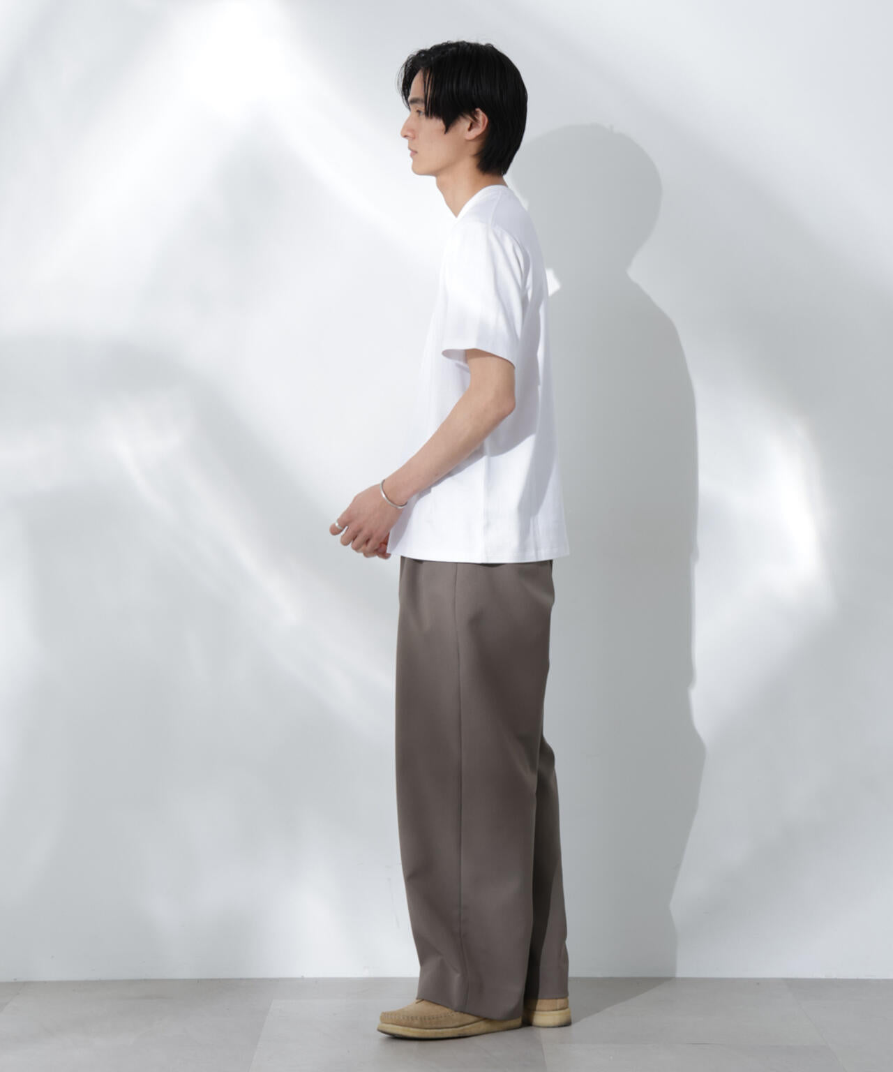 Anti Soaked(R) 汗染み防止 クルーネック レギュラーシルエットTシャツ