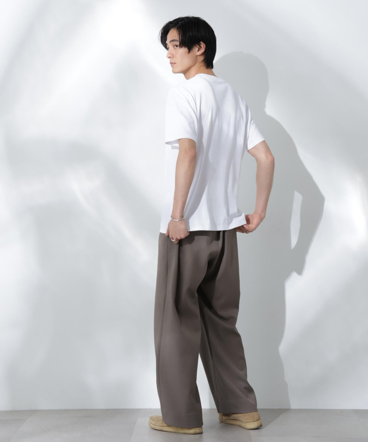 Anti Soaked(R) 汗染み防止 クルーネック レギュラーシルエットTシャツ