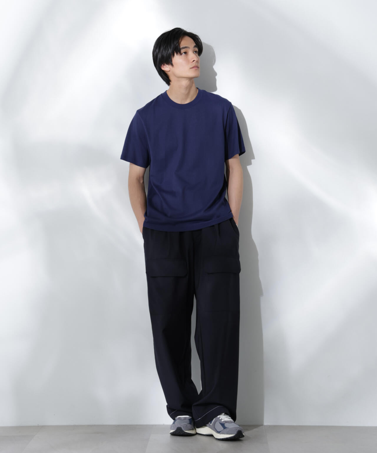 Anti Soaked(R) 汗染み防止 クルーネック レギュラーシルエットTシャツ