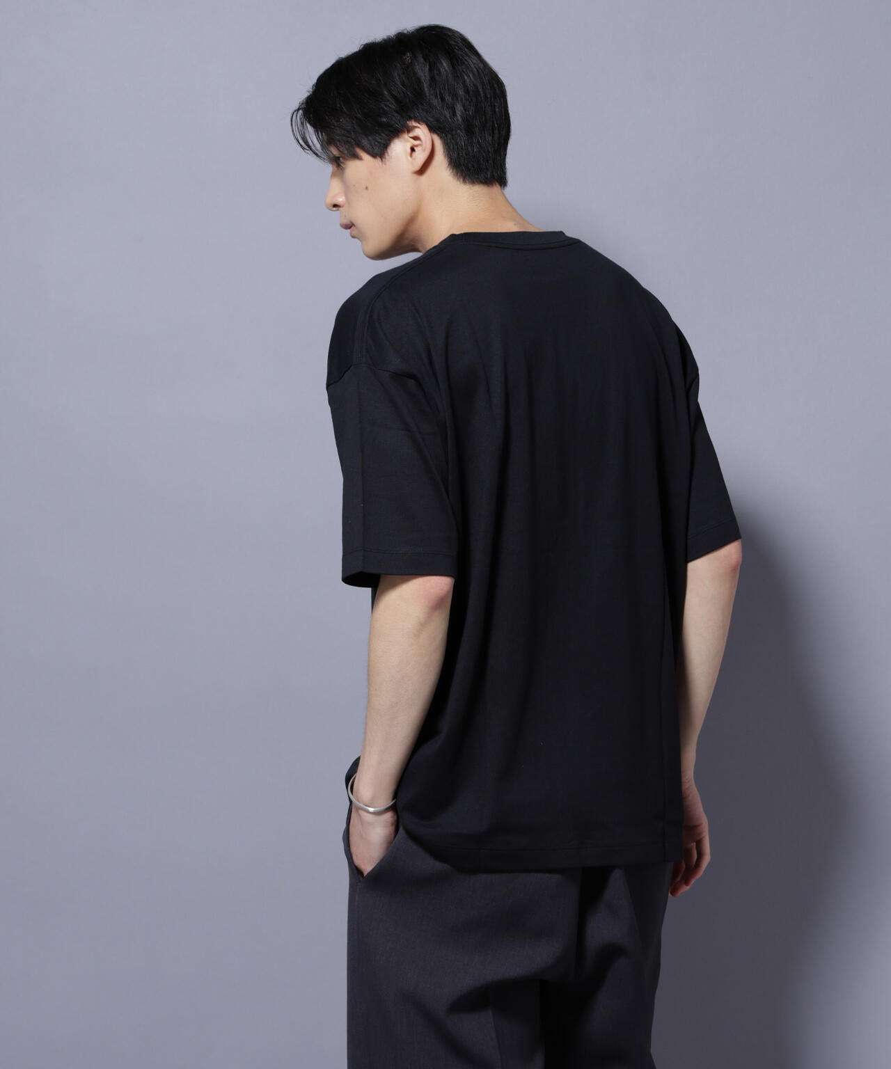 Anti Soaked(R) 汗染み防止 クルーネック ビッグシルエットTシャツ