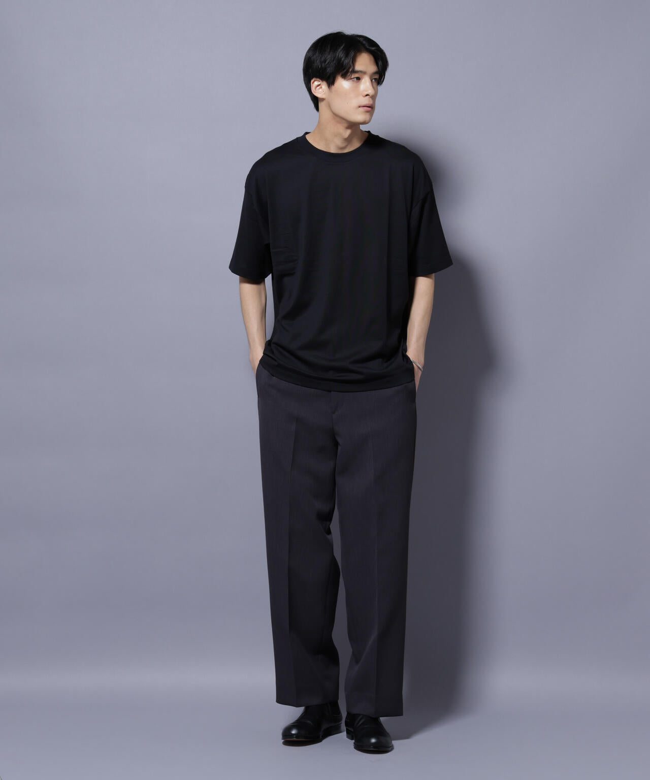 Anti Soaked(R) 汗染み防止 クルーネック ビッグシルエットTシャツ