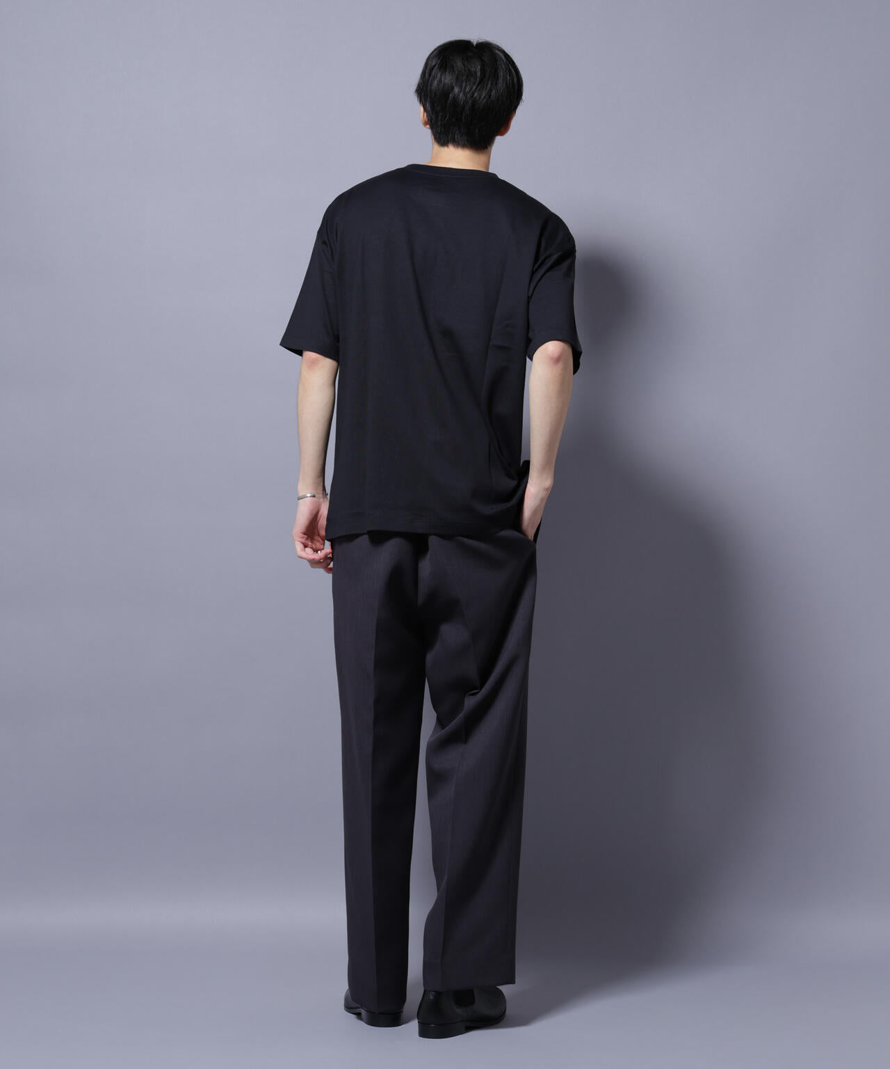 Anti Soaked(R) 汗染み防止 クルーネック ビッグシルエットTシャツ
