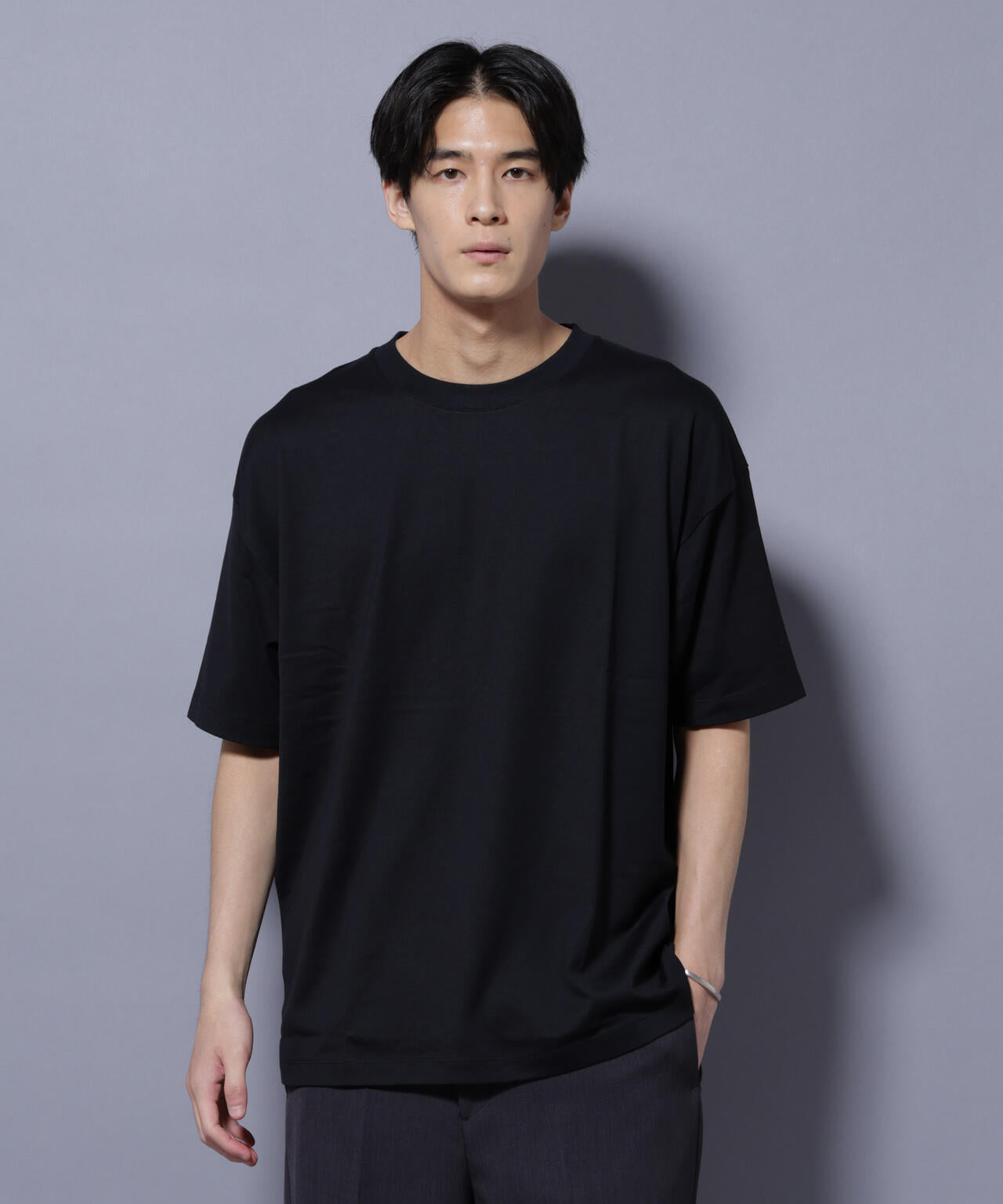Anti Soaked(R) 汗染み防止 クルーネック ビッグシルエットTシャツ