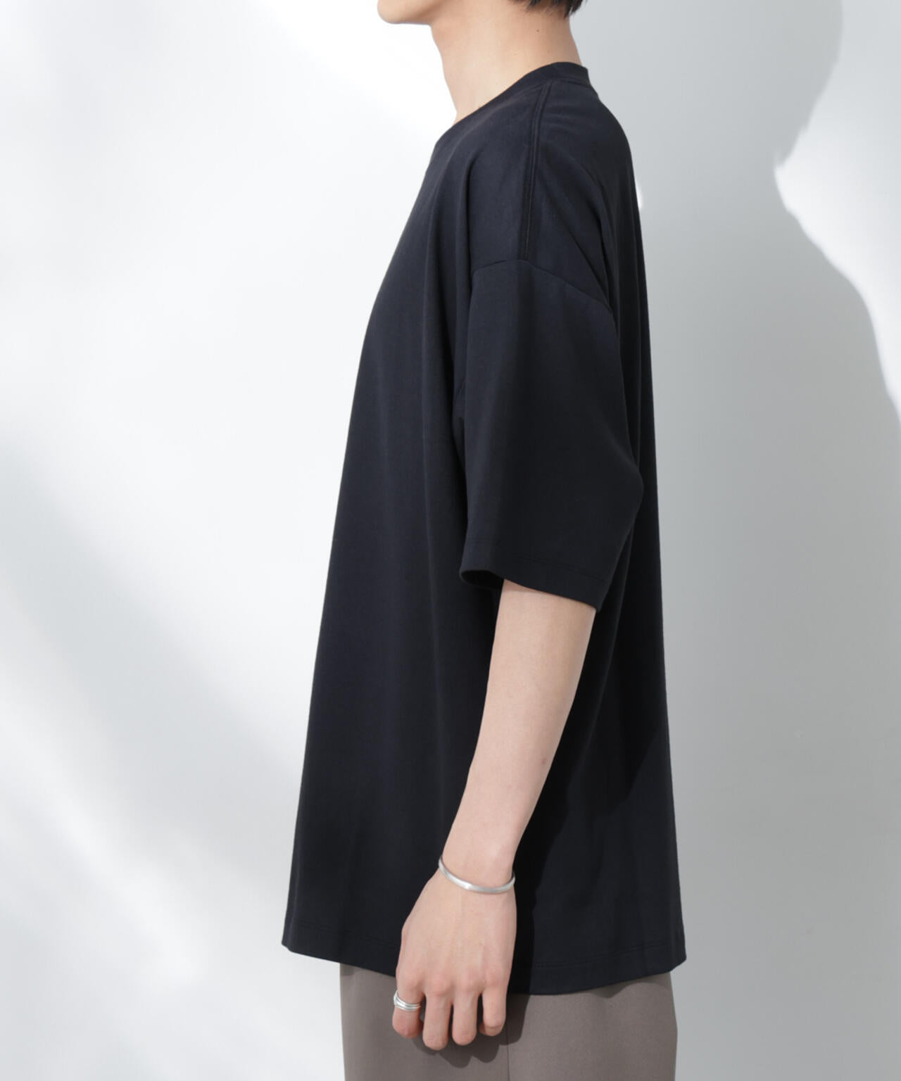 Anti Soaked(R) 汗染み防止 クルーネック ビッグシルエットTシャツ