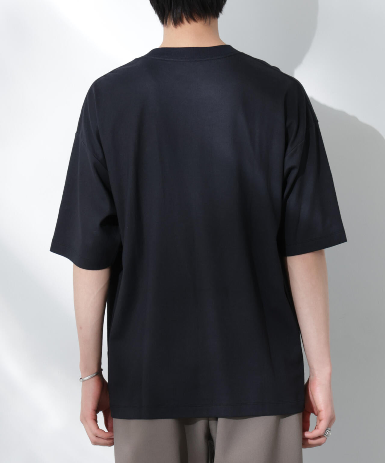 Anti Soaked(R) 汗染み防止 クルーネック ビッグシルエットTシャツ