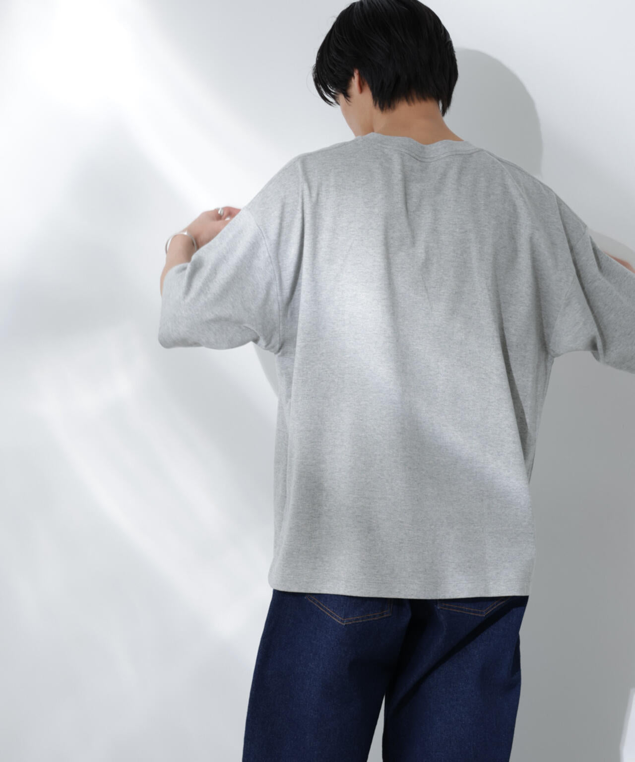 Anti Soaked(R) 汗染み防止 クルーネック ビッグシルエットTシャツ