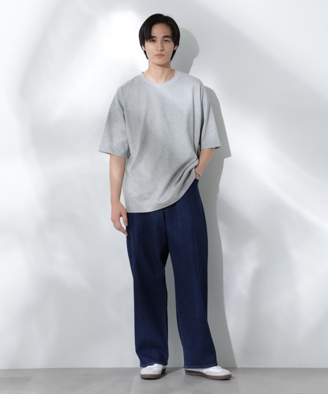 Anti Soaked(R) 汗染み防止 クルーネック ビッグシルエットTシャツ