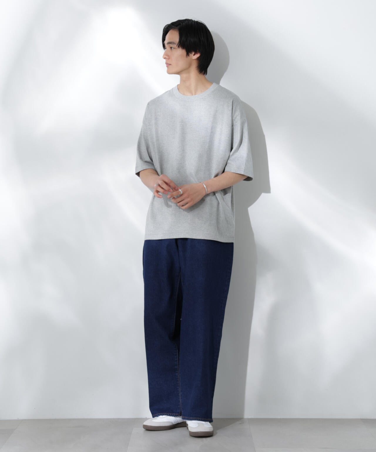 Anti Soaked(R) 汗染み防止 クルーネック ビッグシルエットTシャツ