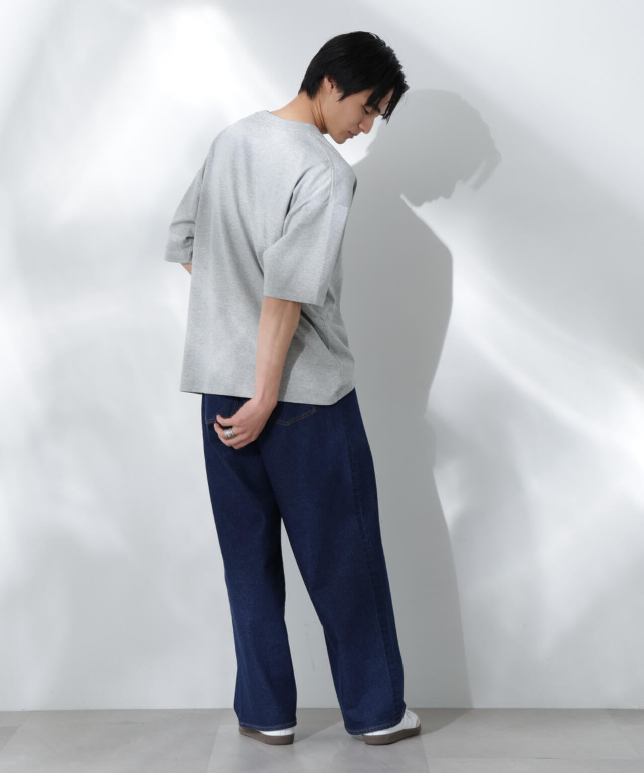 Anti Soaked(R) 汗染み防止 クルーネック ビッグシルエットTシャツ