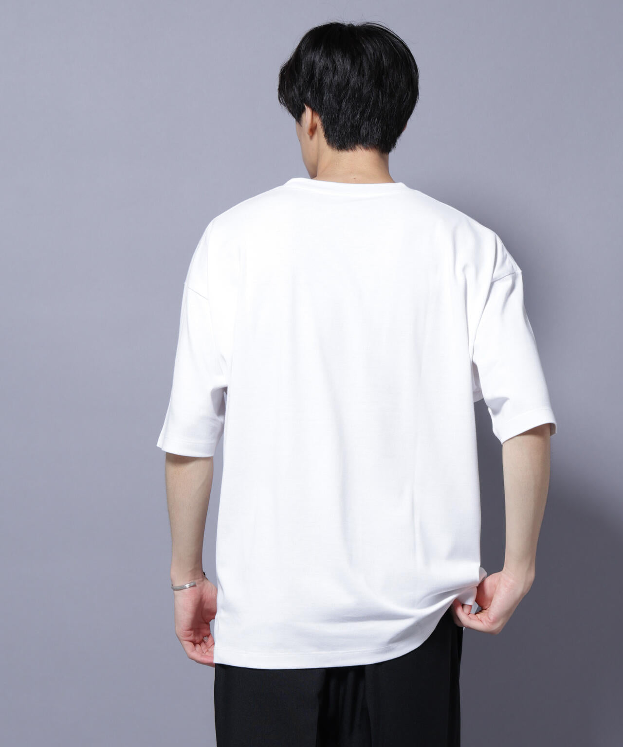 Anti Soaked(R) 汗染み防止 クルーネック ビッグシルエットTシャツ