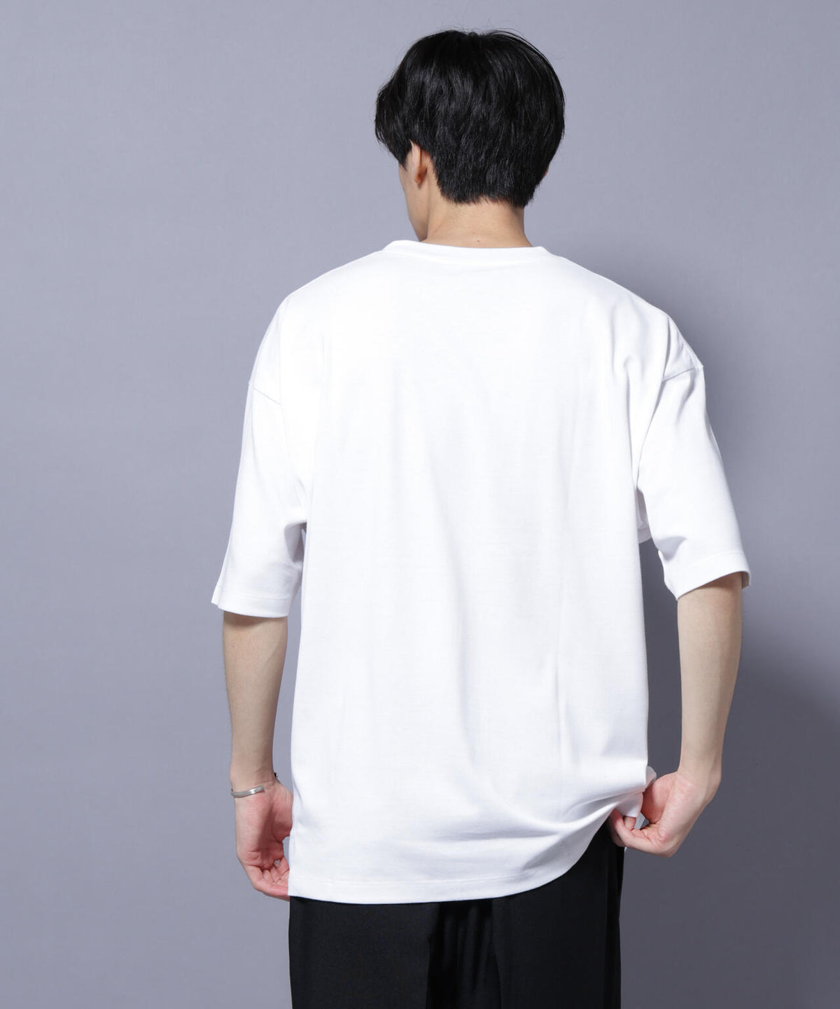 Anti Soaked(R) 汗染み防止 クルーネック ビッグシルエットTシャツ