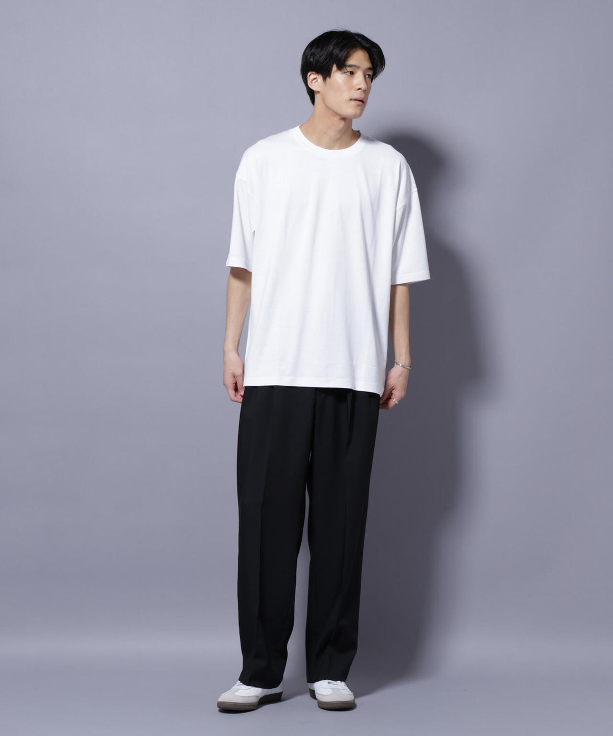 Anti Soaked(R) 汗染み防止 クルーネック ビッグシルエットTシャツ