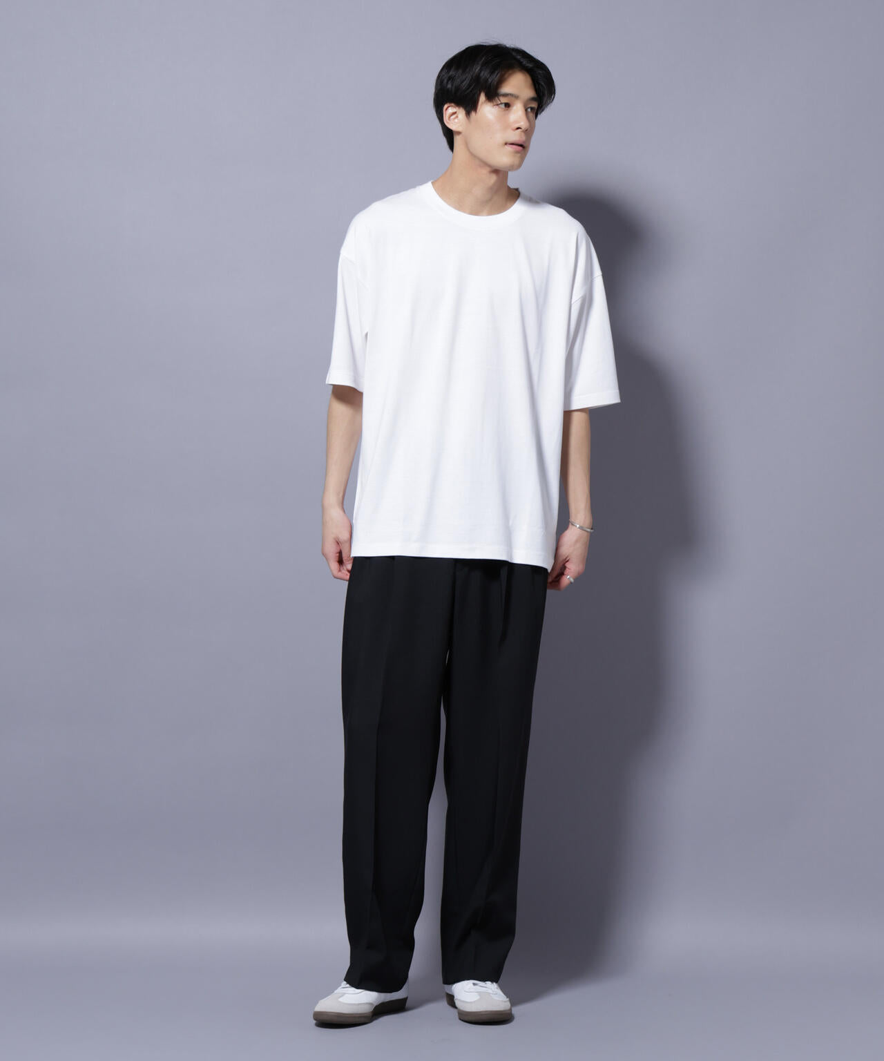 Anti Soaked(R) 汗染み防止 クルーネック ビッグシルエットTシャツ