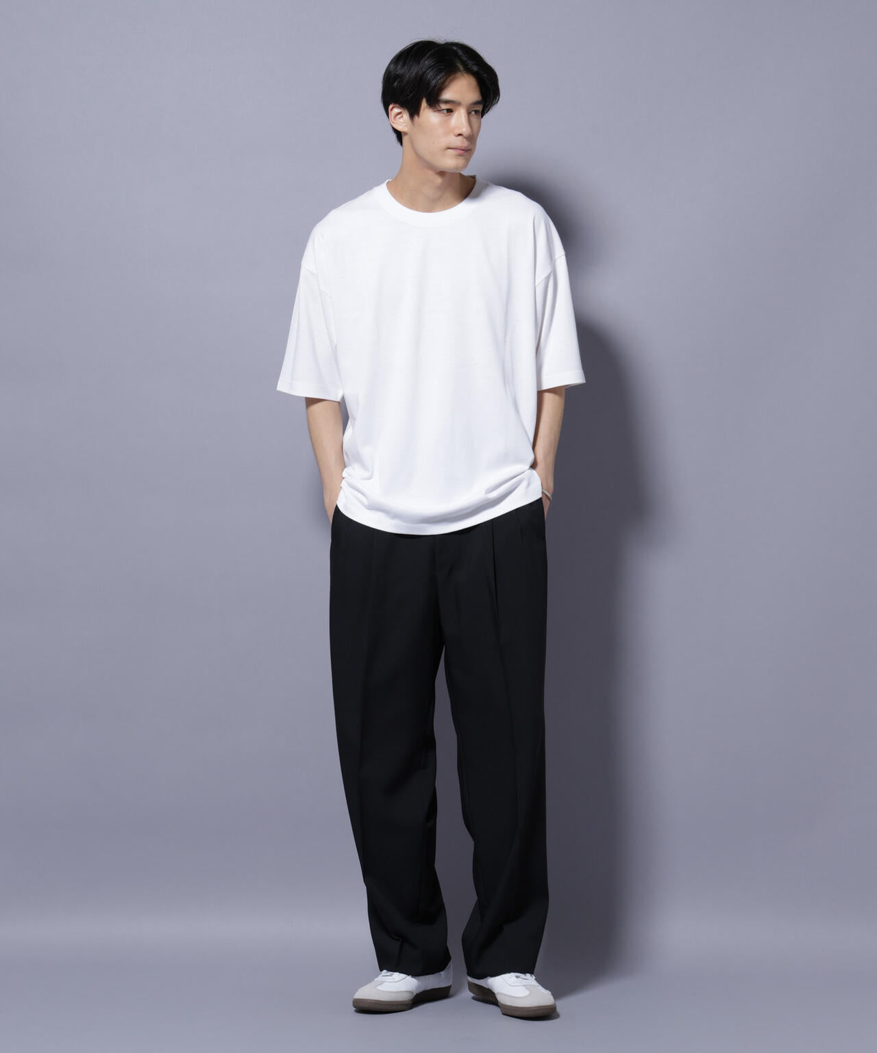 Anti Soaked(R) 汗染み防止 クルーネック ビッグシルエットTシャツ