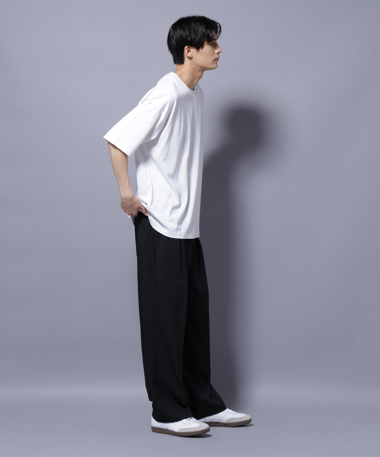 Anti Soaked(R) 汗染み防止 クルーネック ビッグシルエットTシャツ