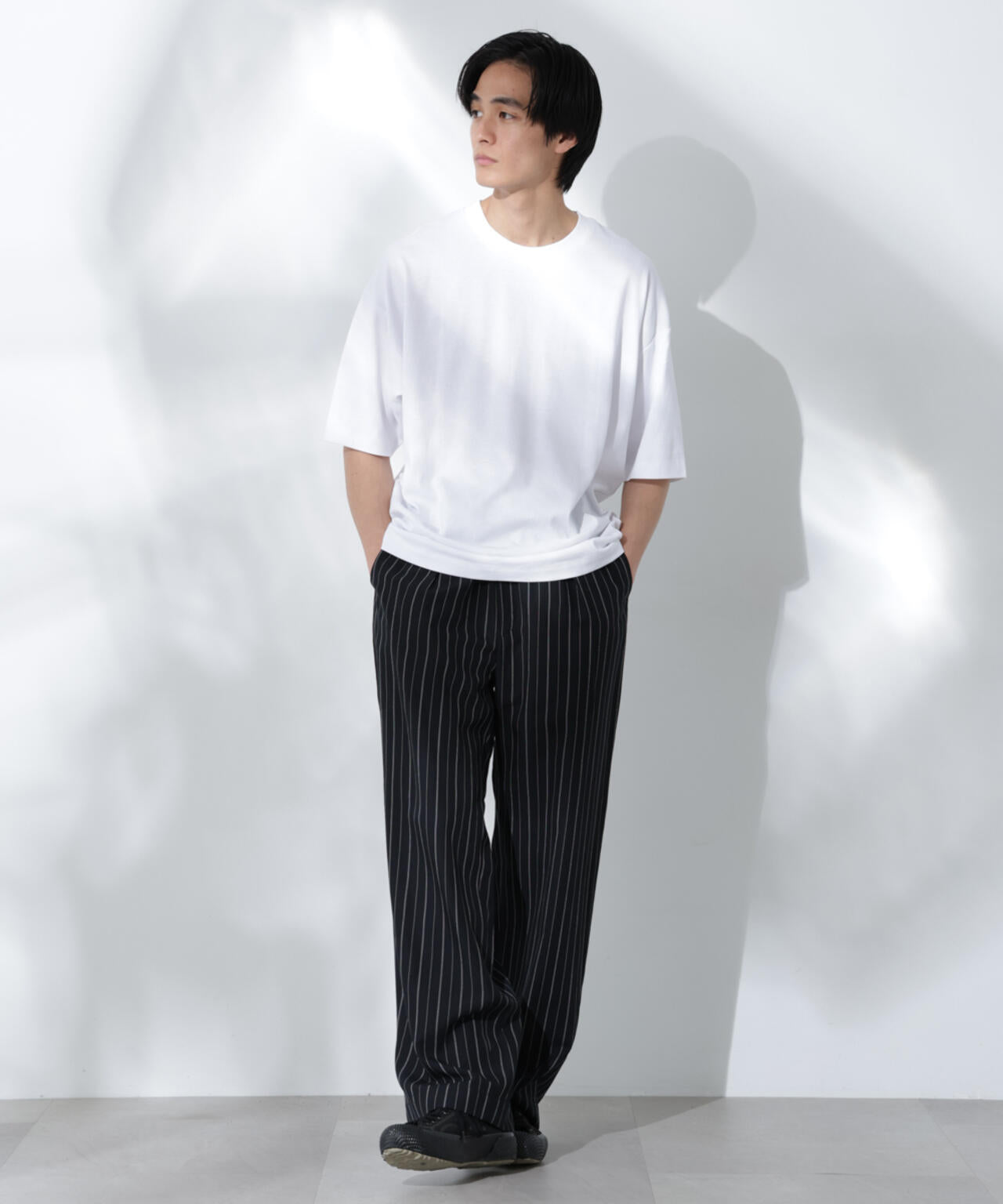 Anti Soaked(R) 汗染み防止 クルーネック ビッグシルエットTシャツ