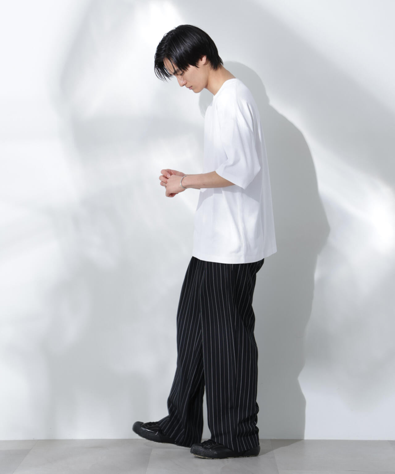 Anti Soaked(R) 汗染み防止 クルーネック ビッグシルエットTシャツ