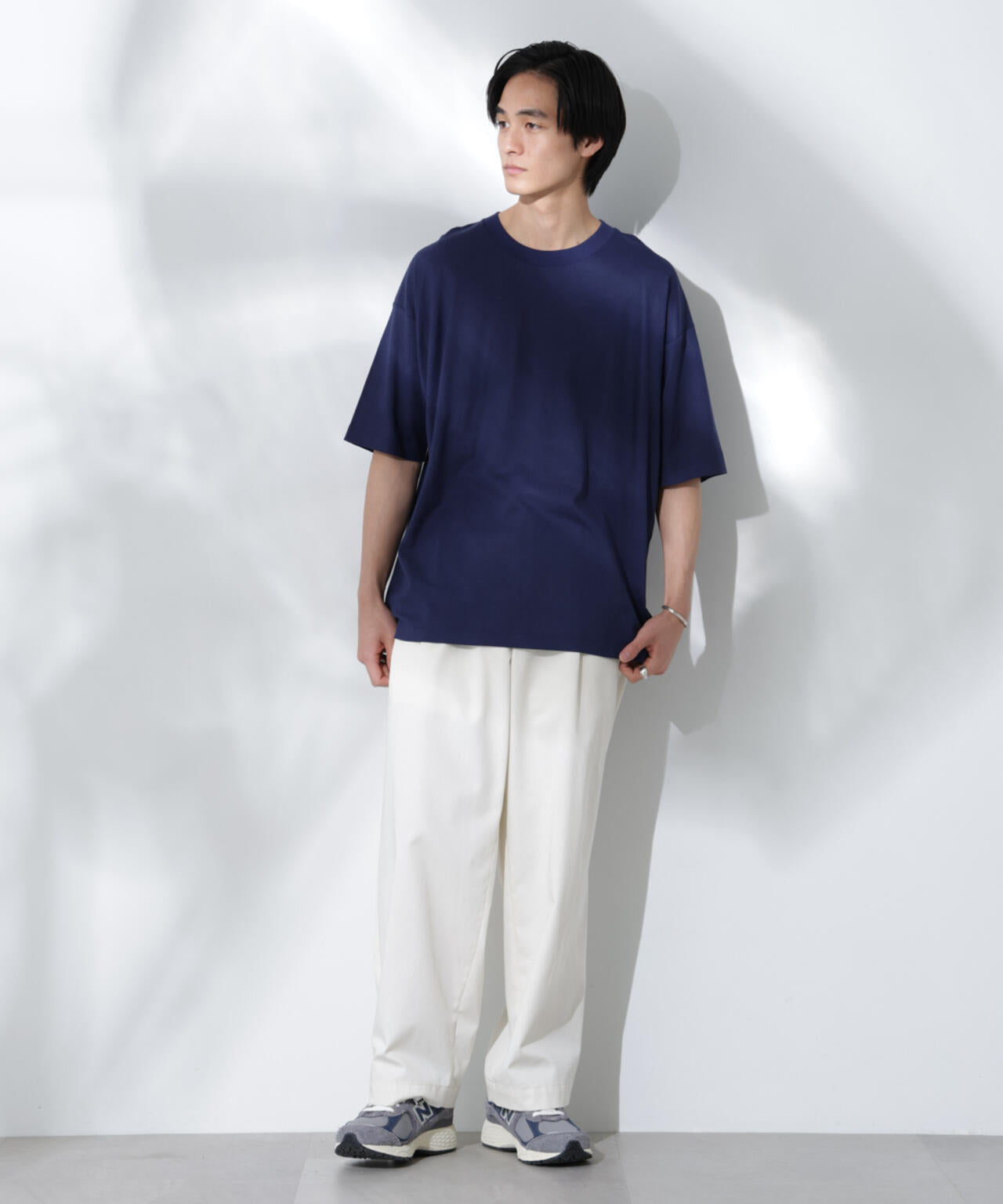 Anti Soaked(R) 汗染み防止 クルーネック ビッグシルエットTシャツ