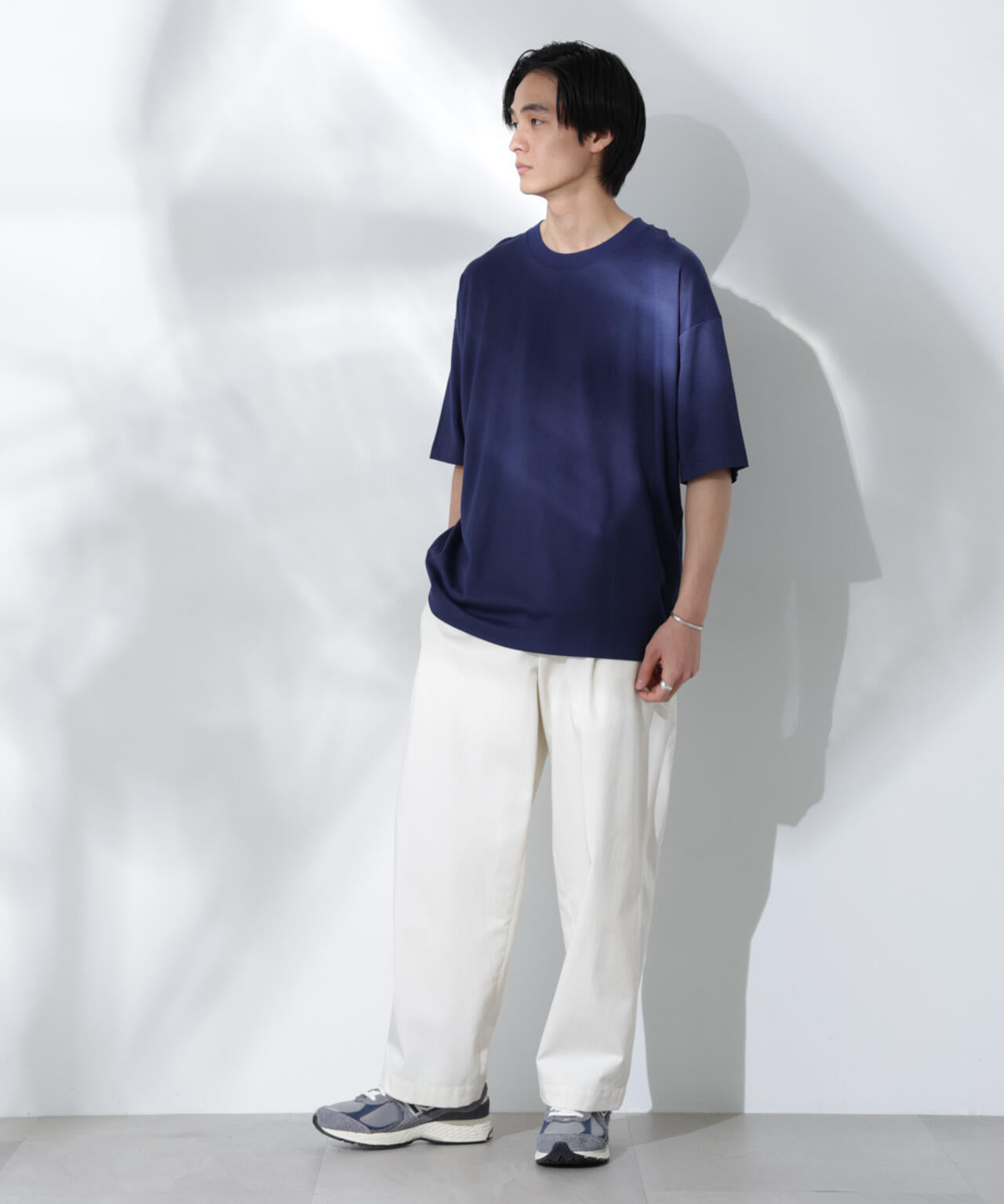 Anti Soaked(R) 汗染み防止 クルーネック ビッグシルエットTシャツ
