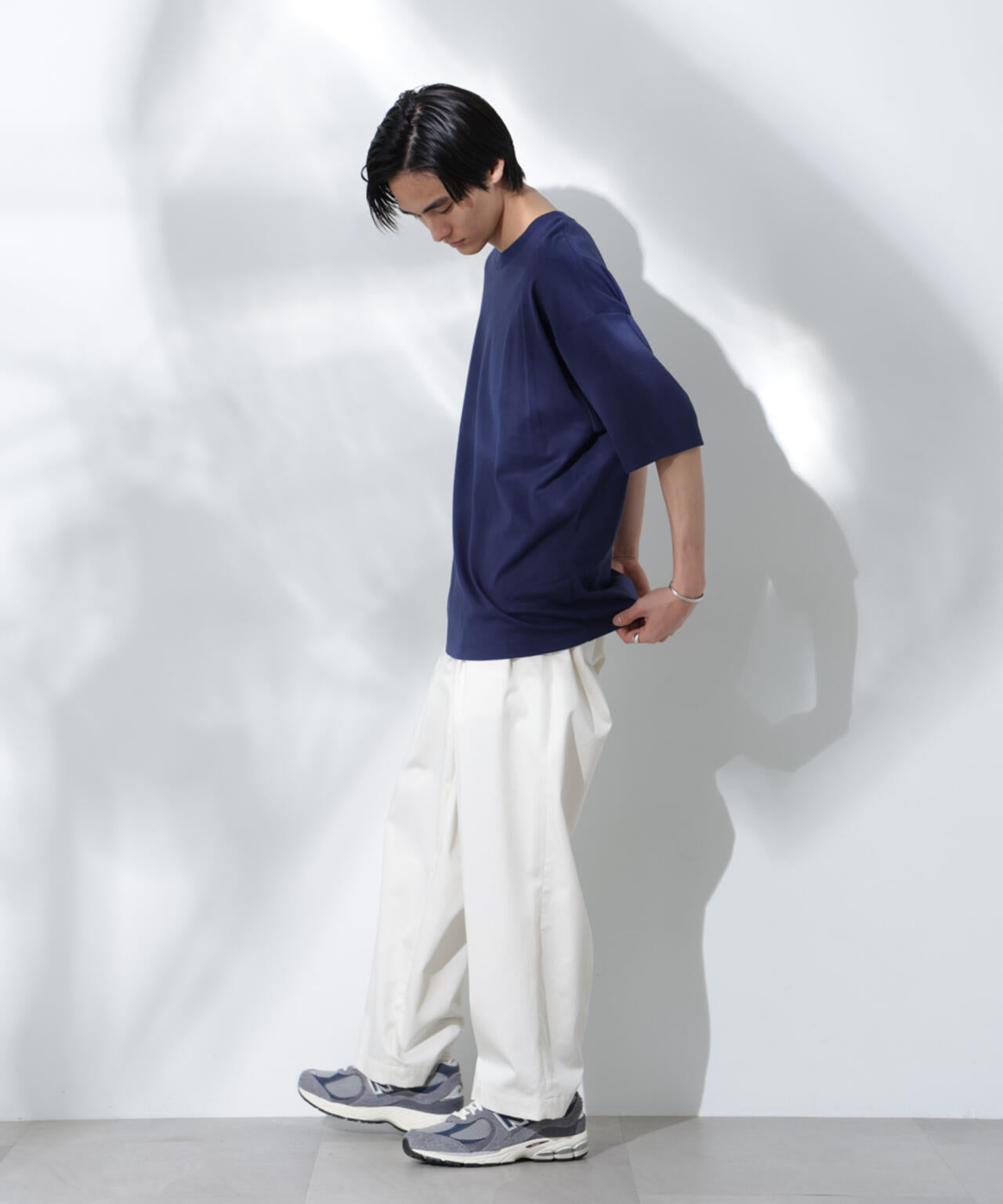 Anti Soaked(R) 汗染み防止 クルーネック ビッグシルエットTシャツ