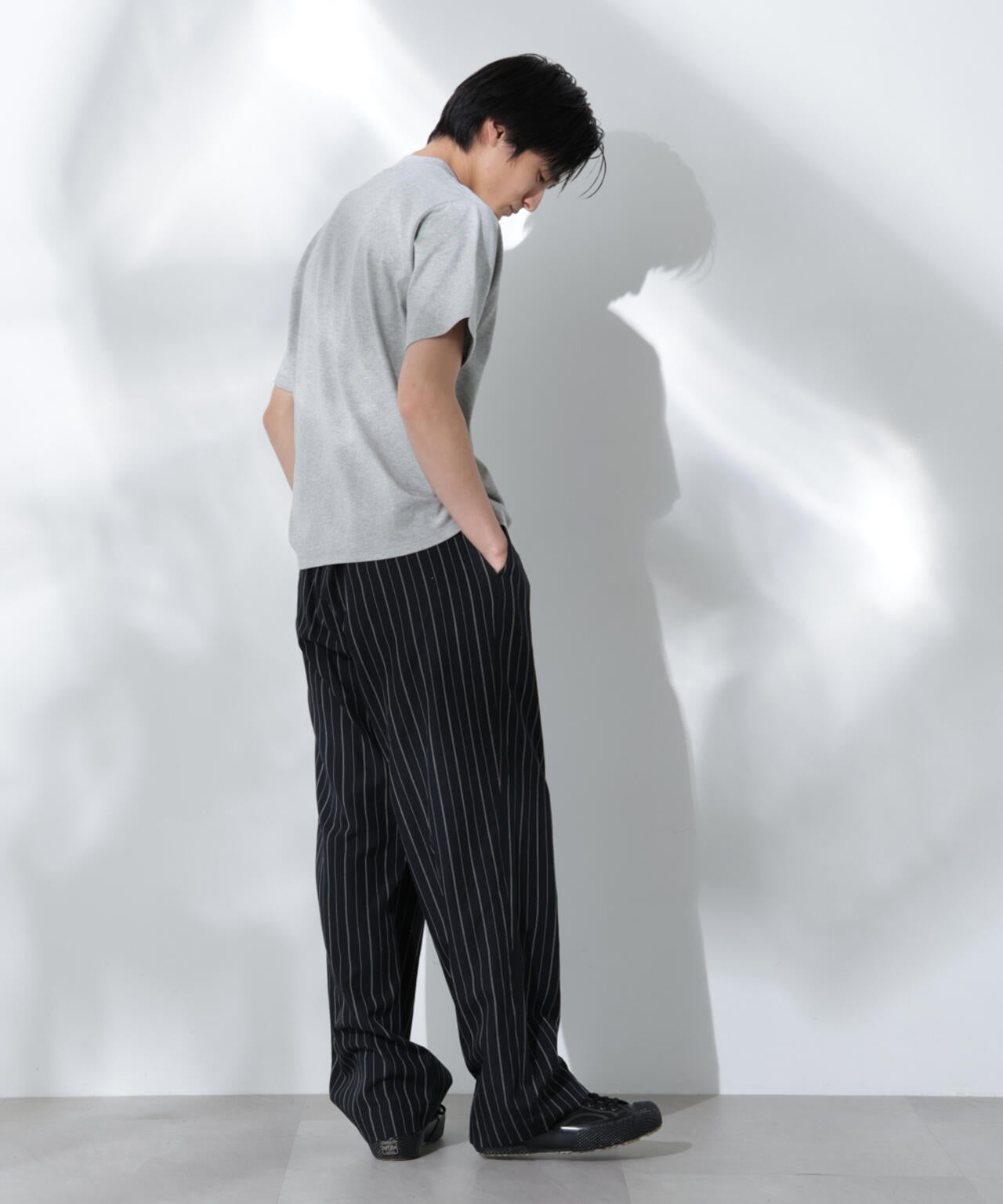 Anti Soaked(R) 汗染み防止 モックネックレギュラーシルエットTシャツ
