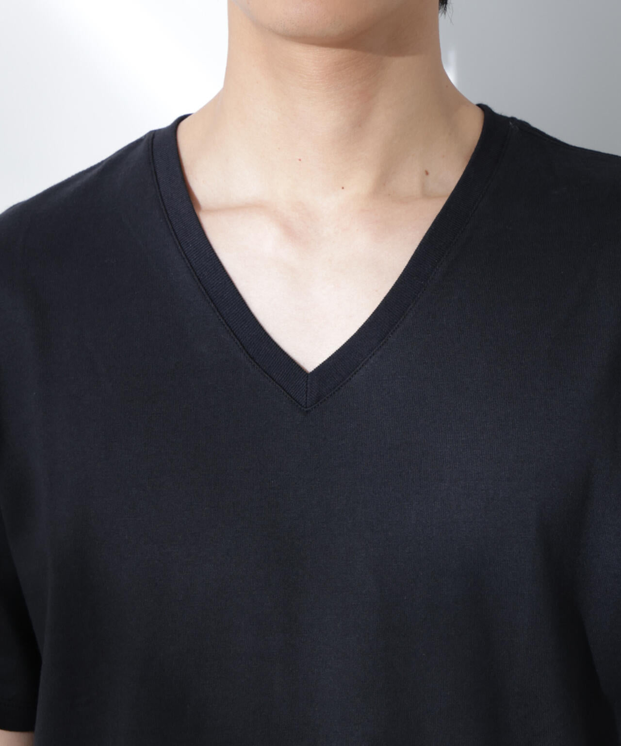 WEB限定/Anti Soaked(R) 汗染み防止 Vネック レギュラーシルエットTシャツ