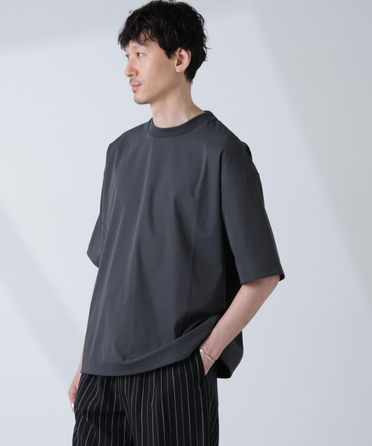 ストレッチファブリックバルーンTシャツ